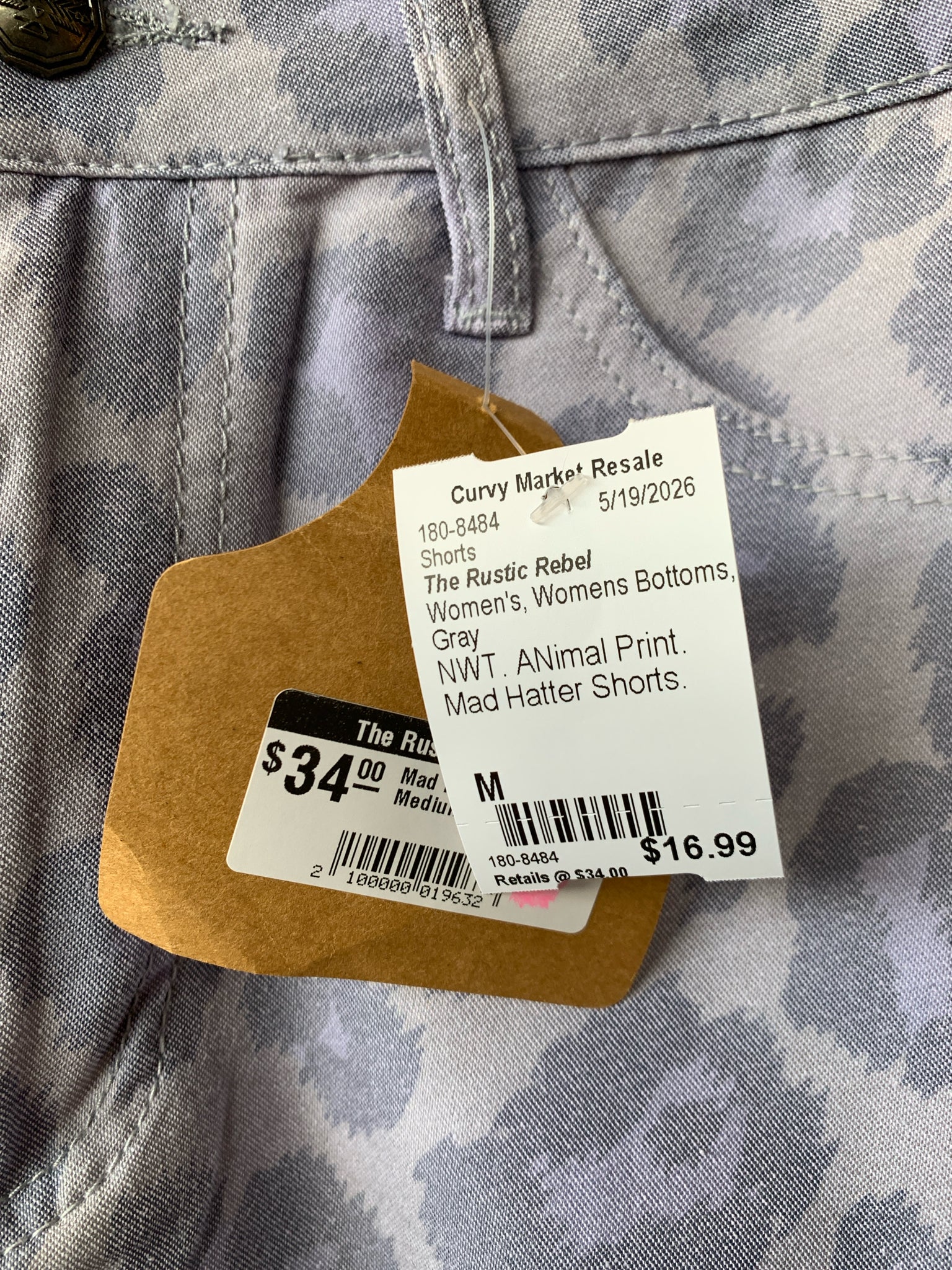 The Rustic Rebel Womens Bottoms Size M Shorts