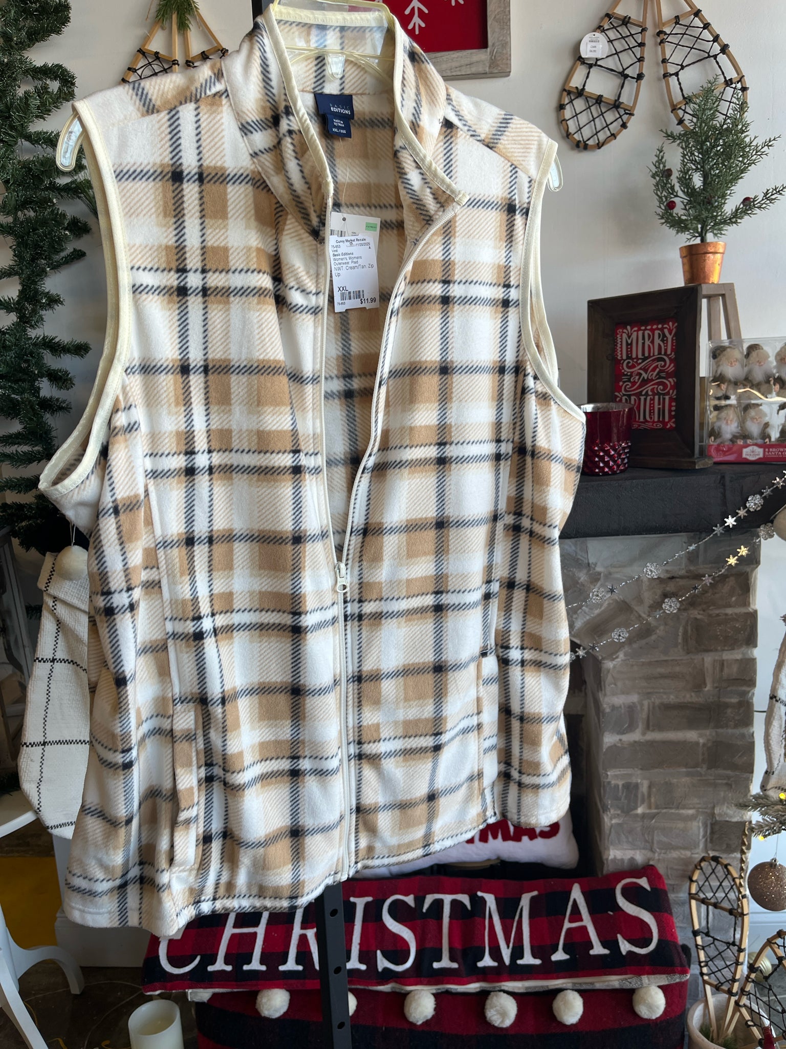 Basic Editions Womens Outerwear Size XXL Vest