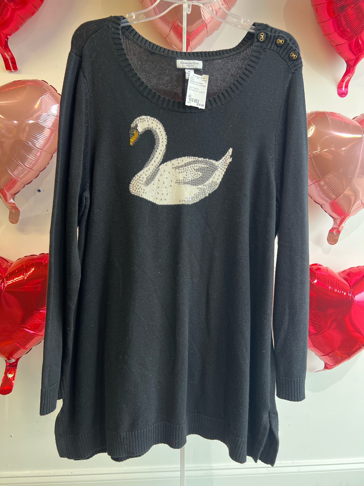 Character Club Classic Plus Tops Size 2X Sweater