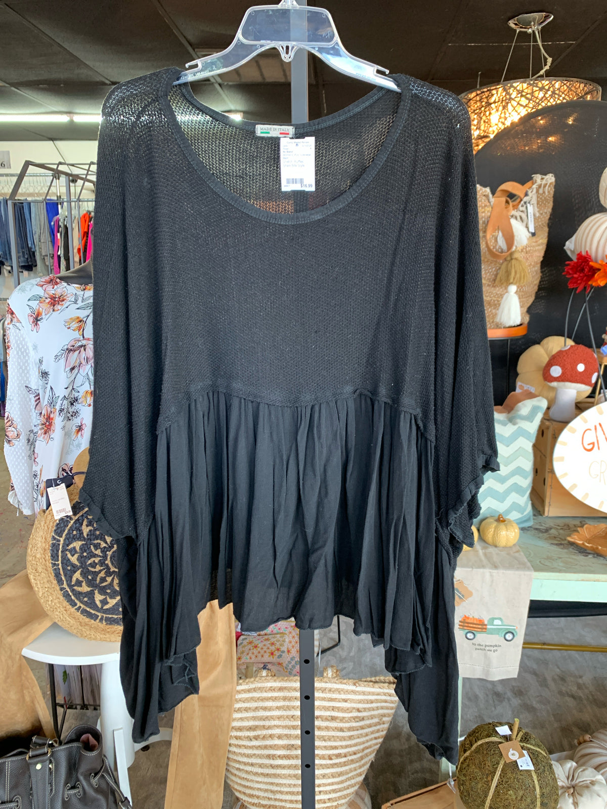 No Brand Black Shawl