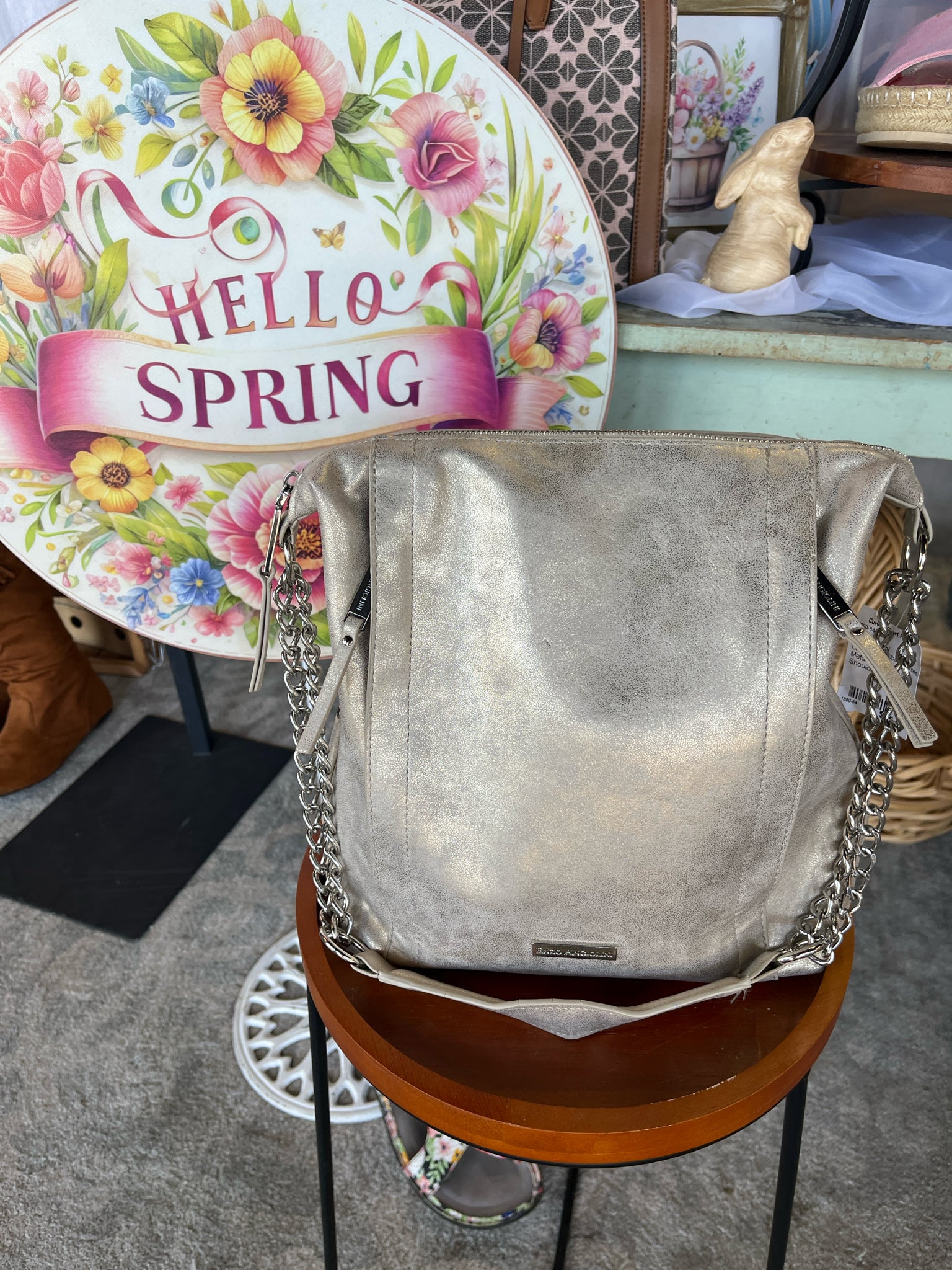 Enzo Angiolini Cream Purse