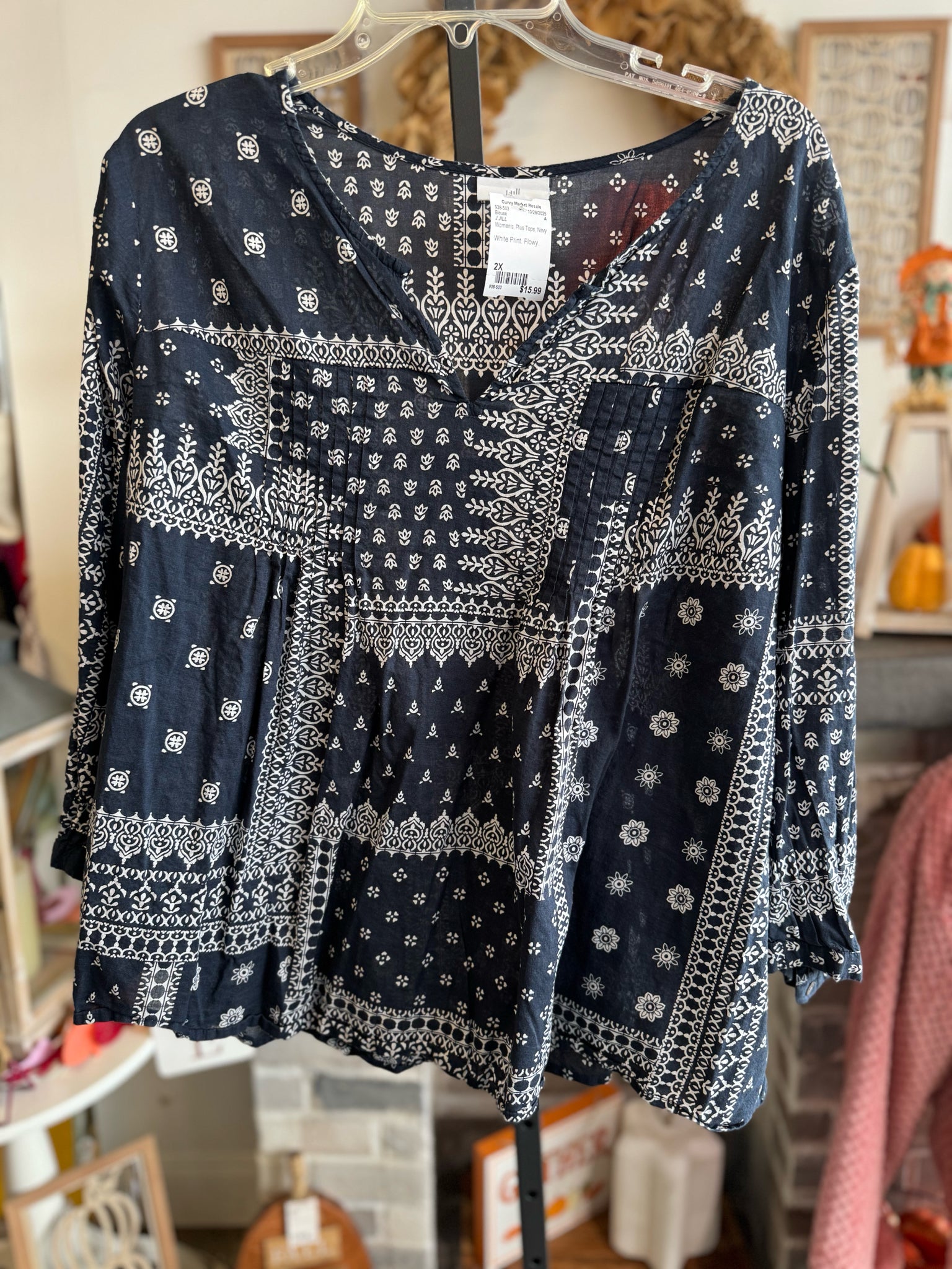 J.JILL Plus Tops Size 2X Blouse