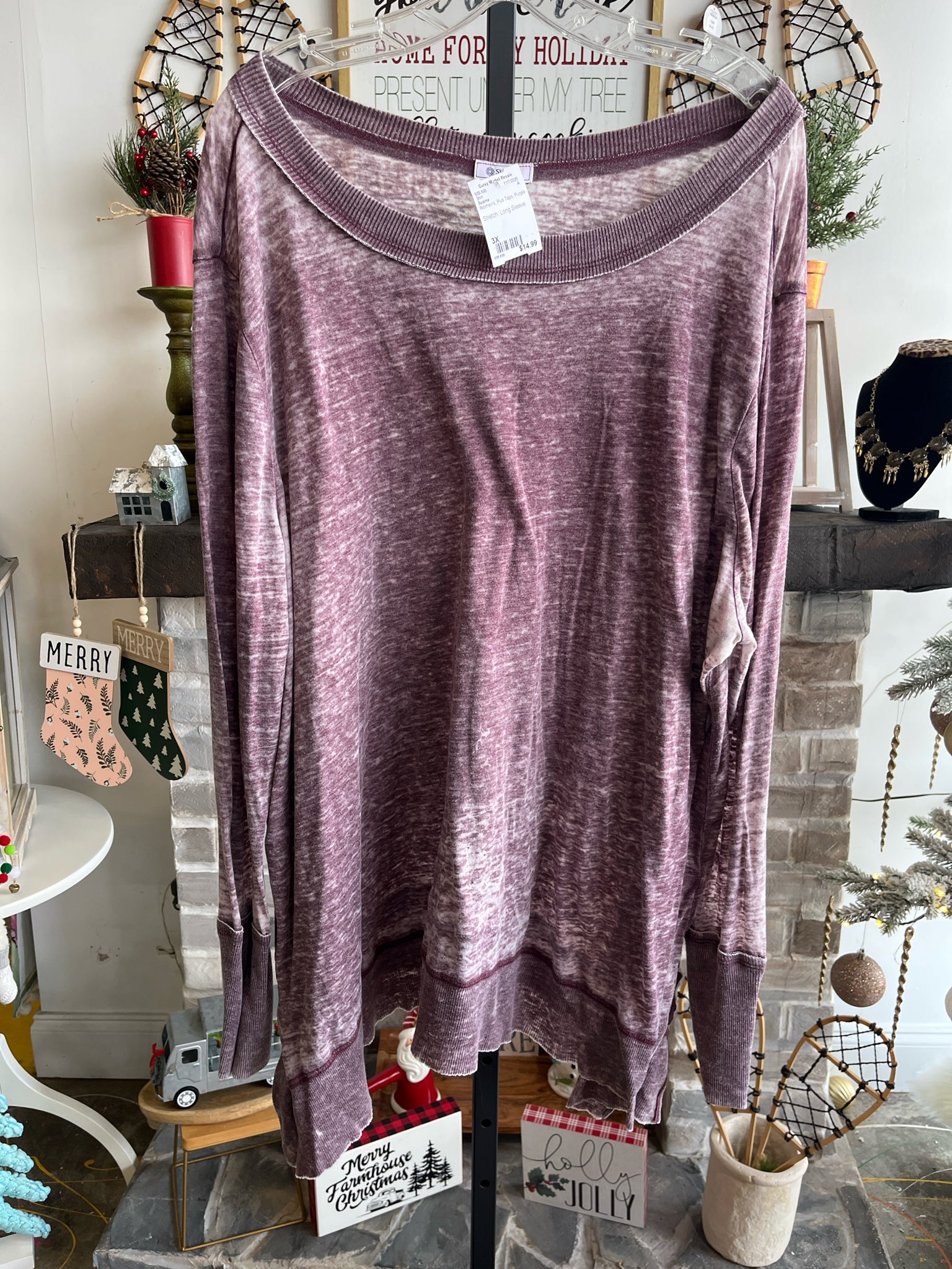 Susina Plus Tops Size 3X Shirt