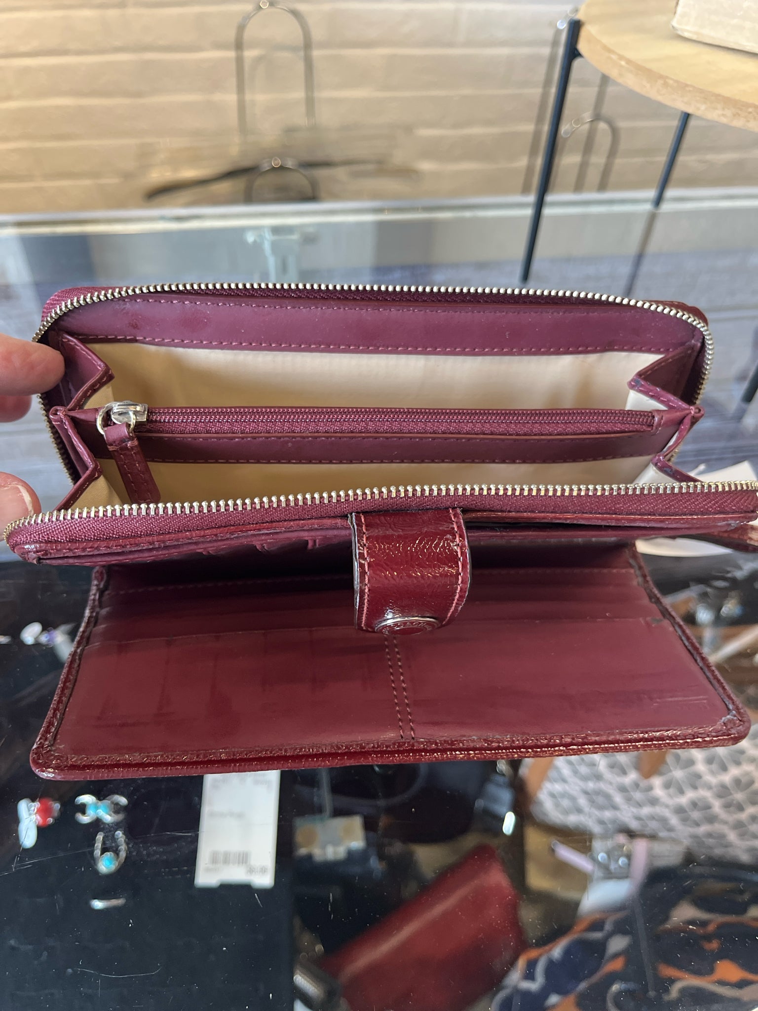 Coach Burgundy Wallet