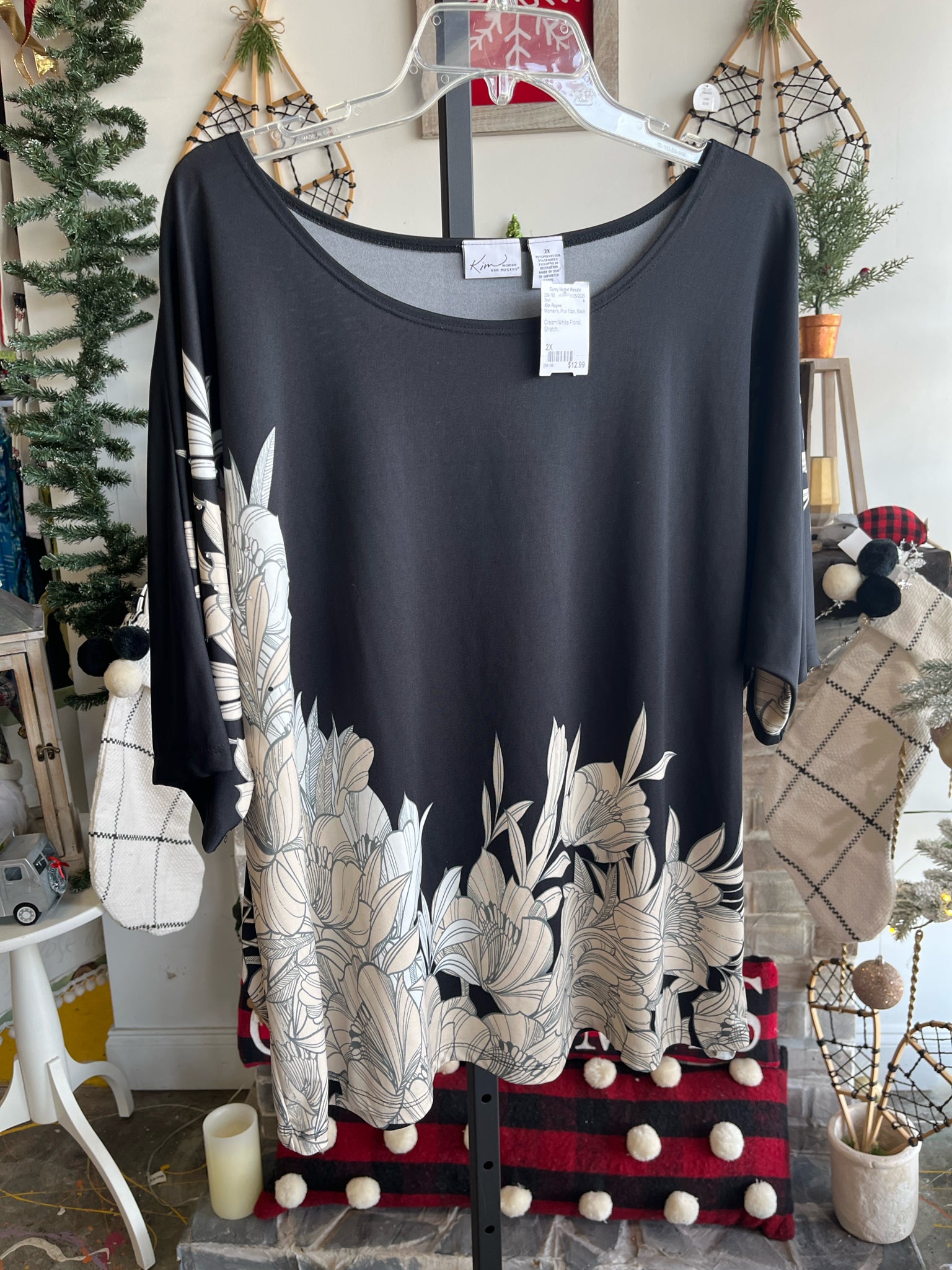 Kim Rogers Plus Tops Size 2X Shirt