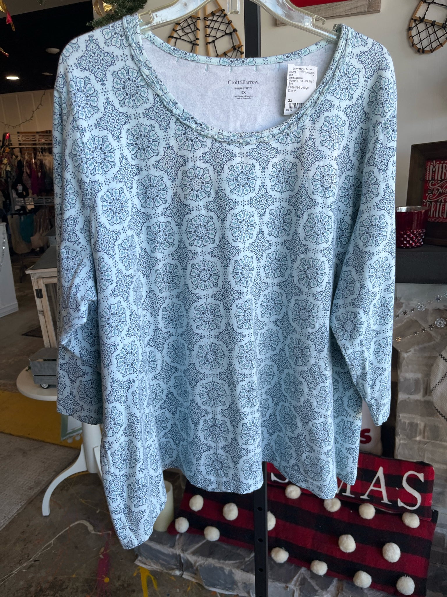 Croft & Barrow Plus Tops Size 3X Shirt