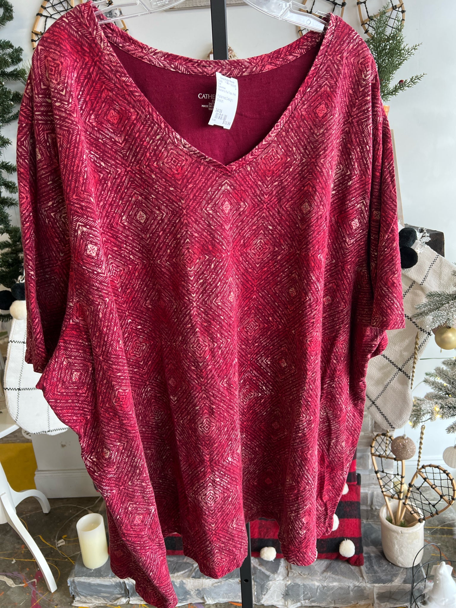 Catherines Plus Tops Size 34/36 Shirt