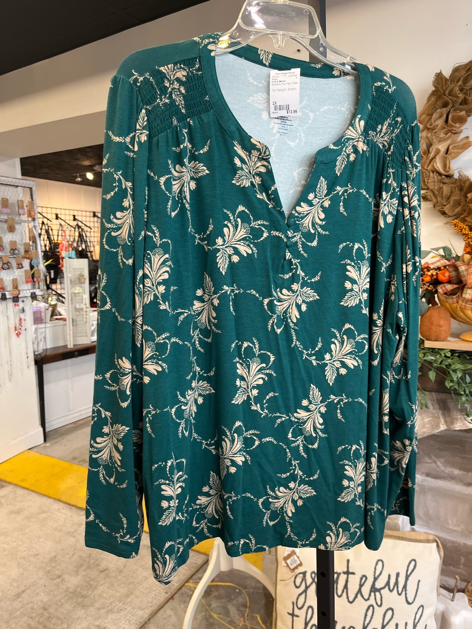 Croft & Barrow Plus Tops Size 2X Blouse