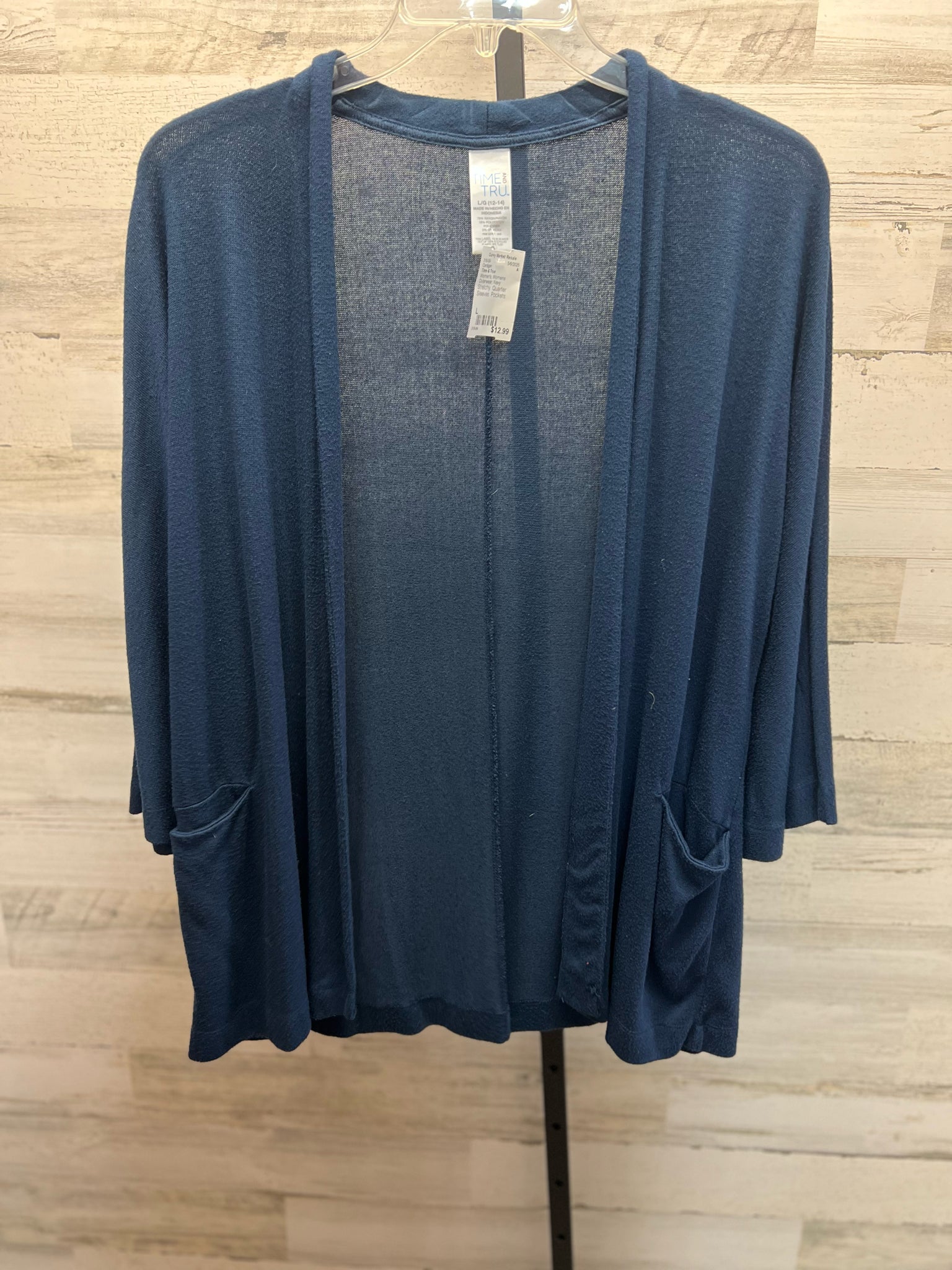 Time & True Womens Outerwear Size L Cardigan
