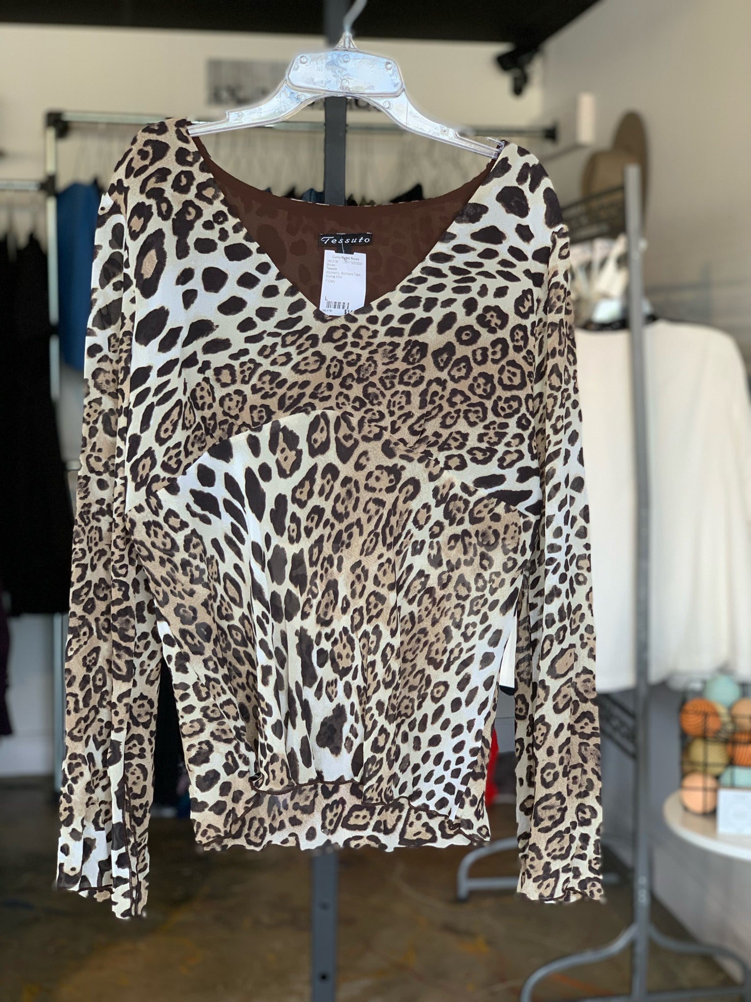 Tessuto Womens Tops Size L Blouse