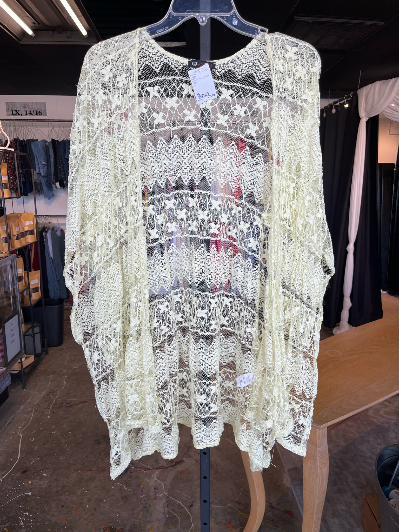 Vision Plus Outerwear Size 1X Cardigan