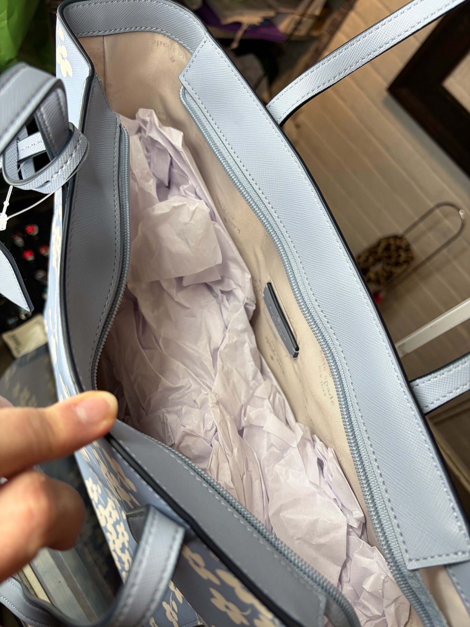 KATE SPADE Light Blue Purse