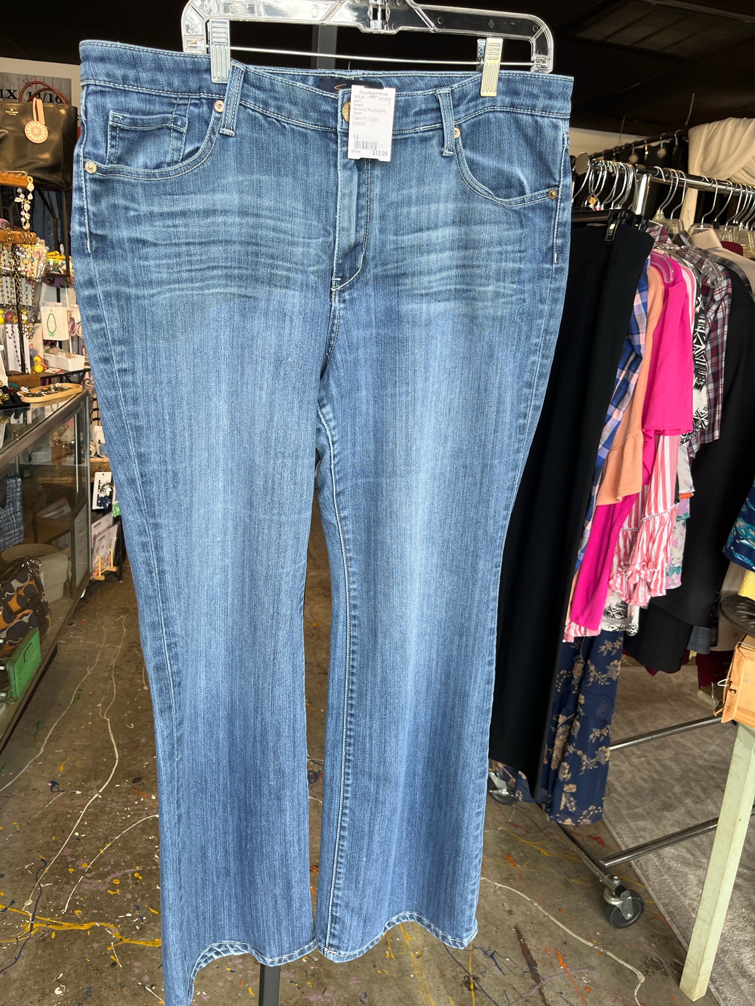 Seven7 Plus Bottoms Size 14 Jeans