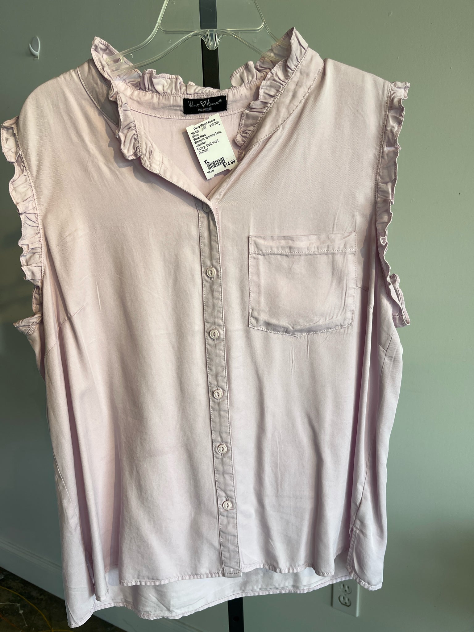 Velvet Heart Womens Tops Size XL Blouse