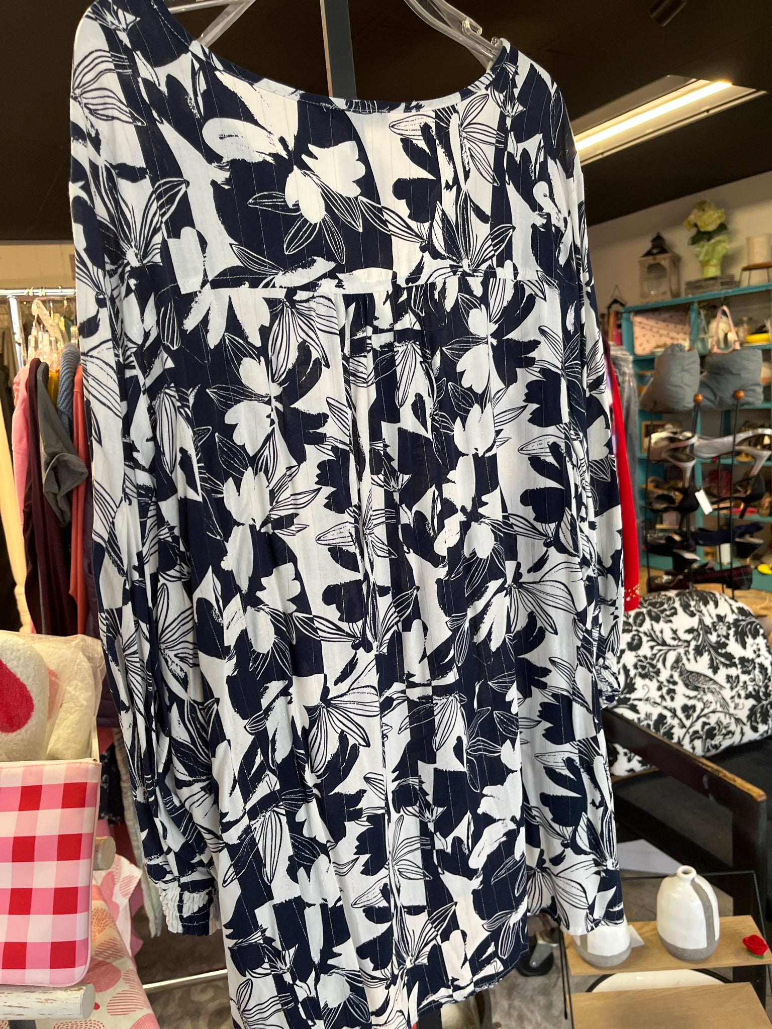 Como Black Plus Tops Size 3X Blouse