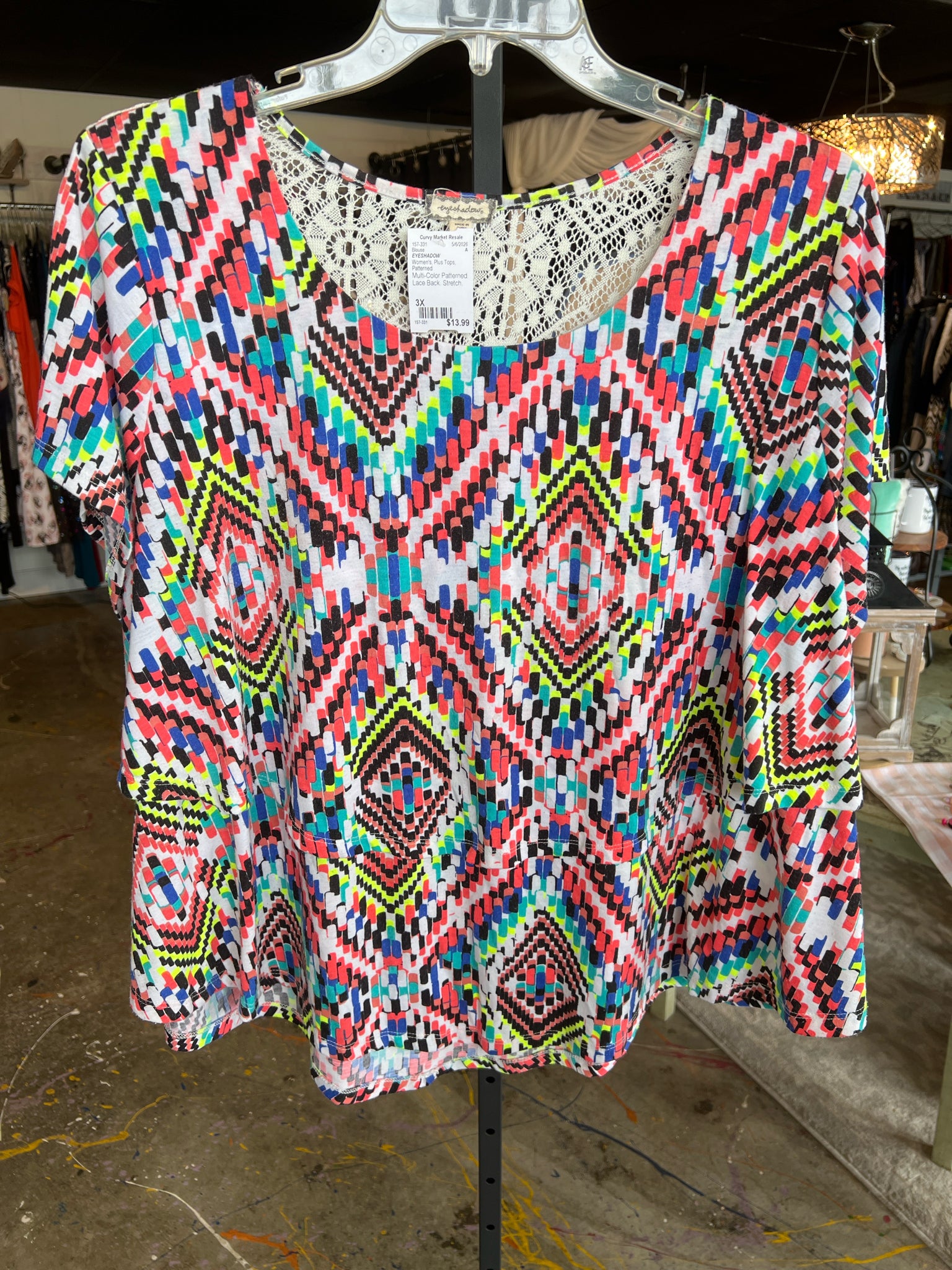 EYESHADOW Plus Tops Size 3X Blouse