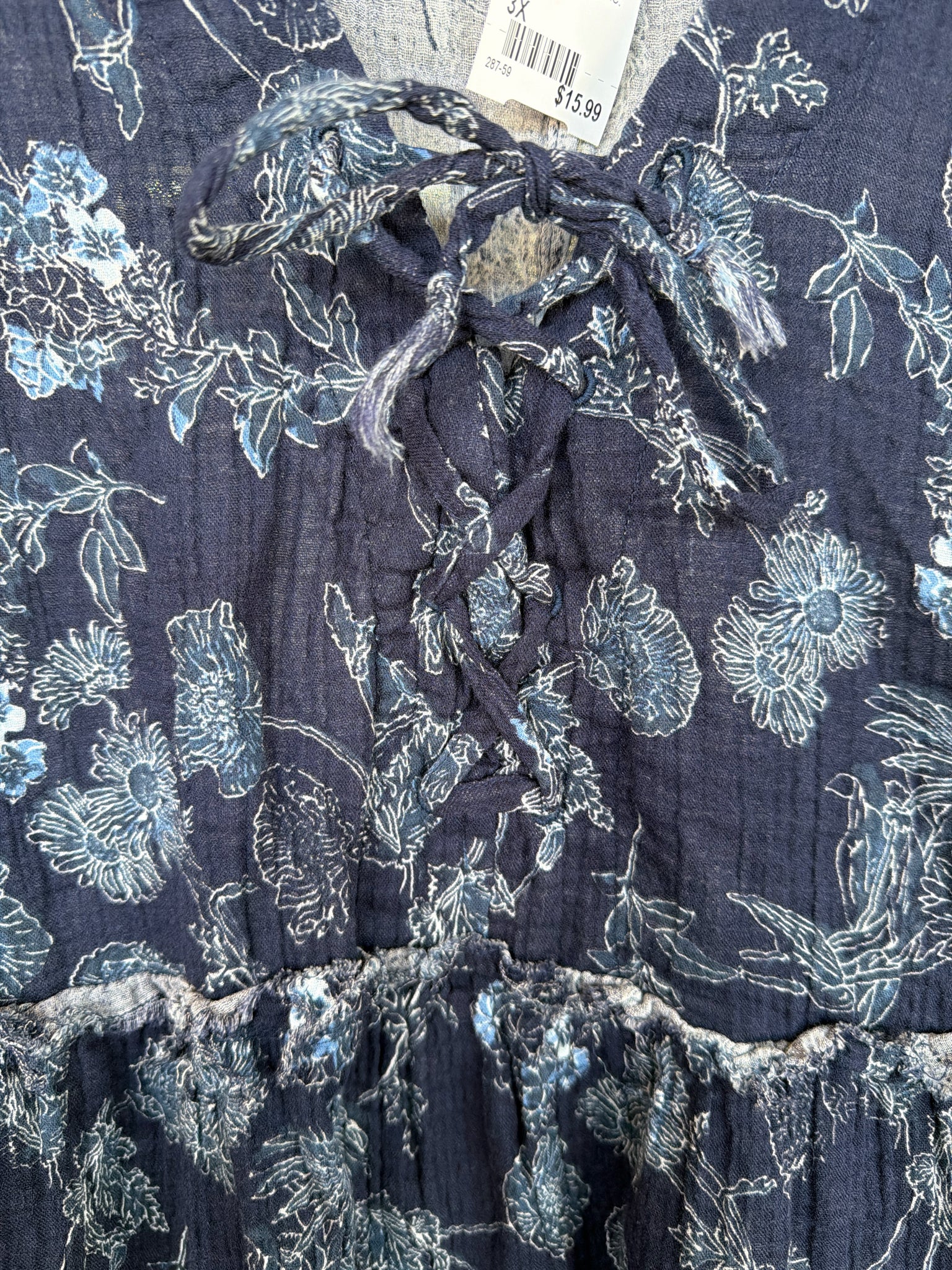 TRUE CRAFT Plus Tops Size 3X Blouse