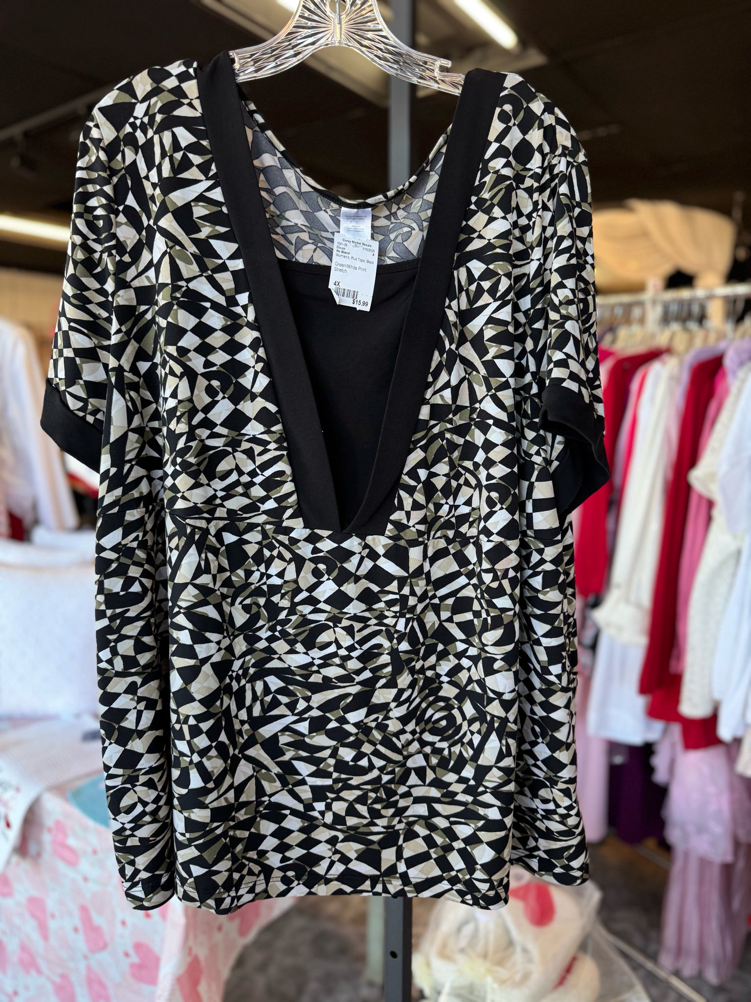 No Brand Plus Tops Size 4X Blouse