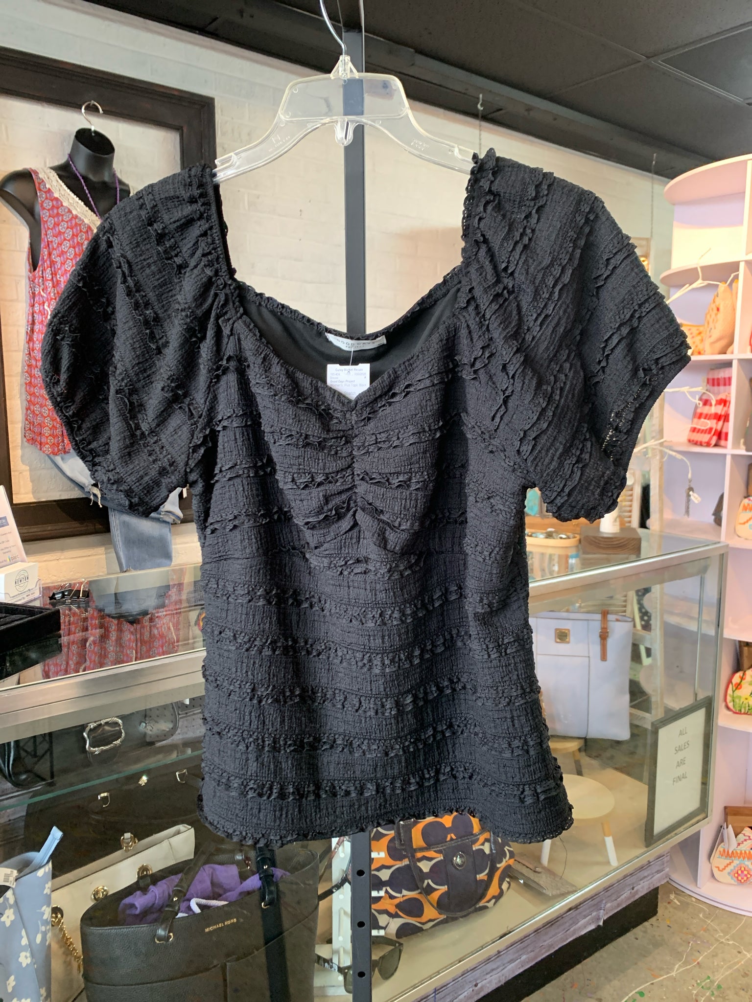 Good Days Project Plus Tops Size 1X Blouse