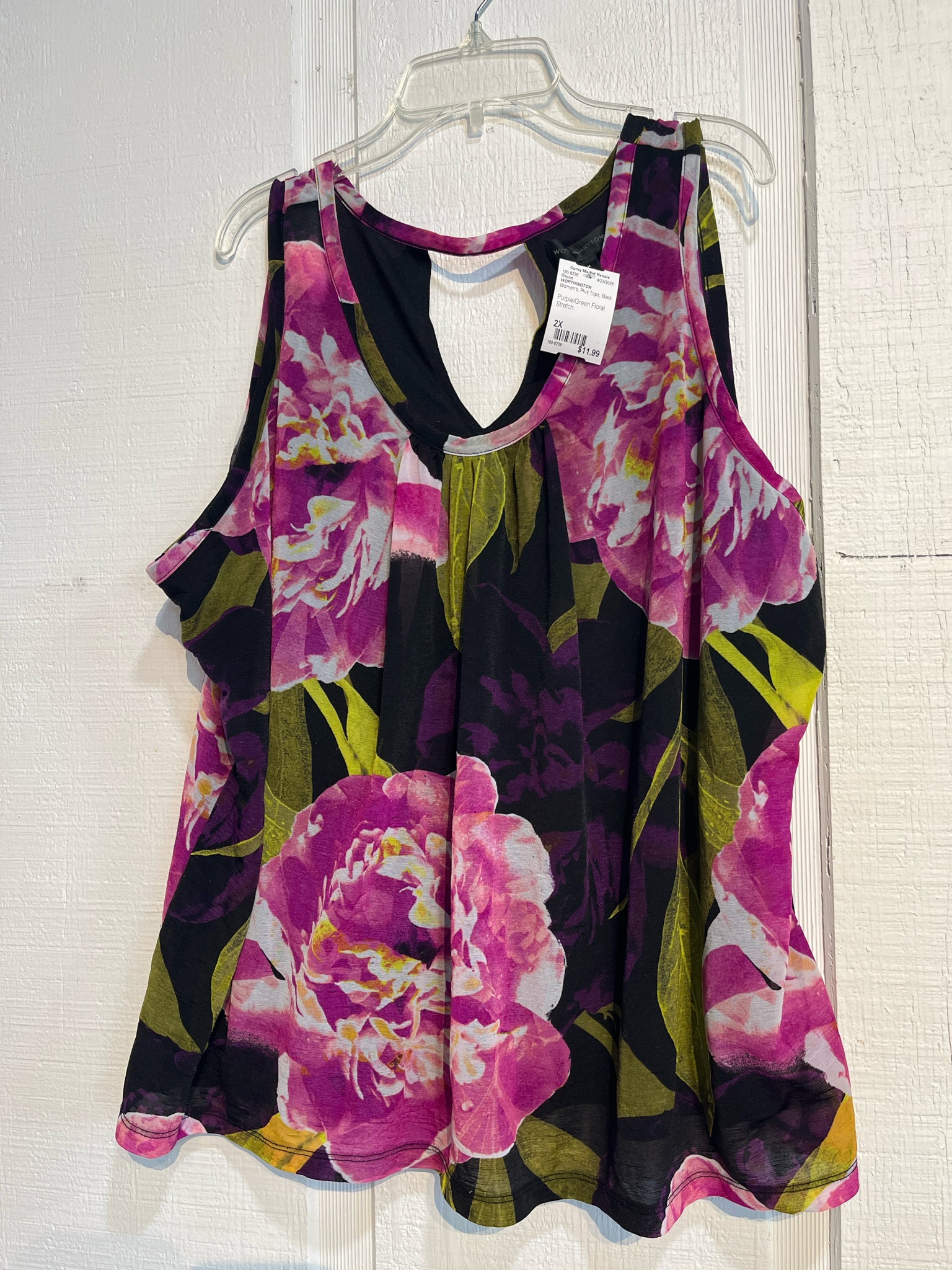 WORTHINGTON Plus Tops Size 2X Blouse