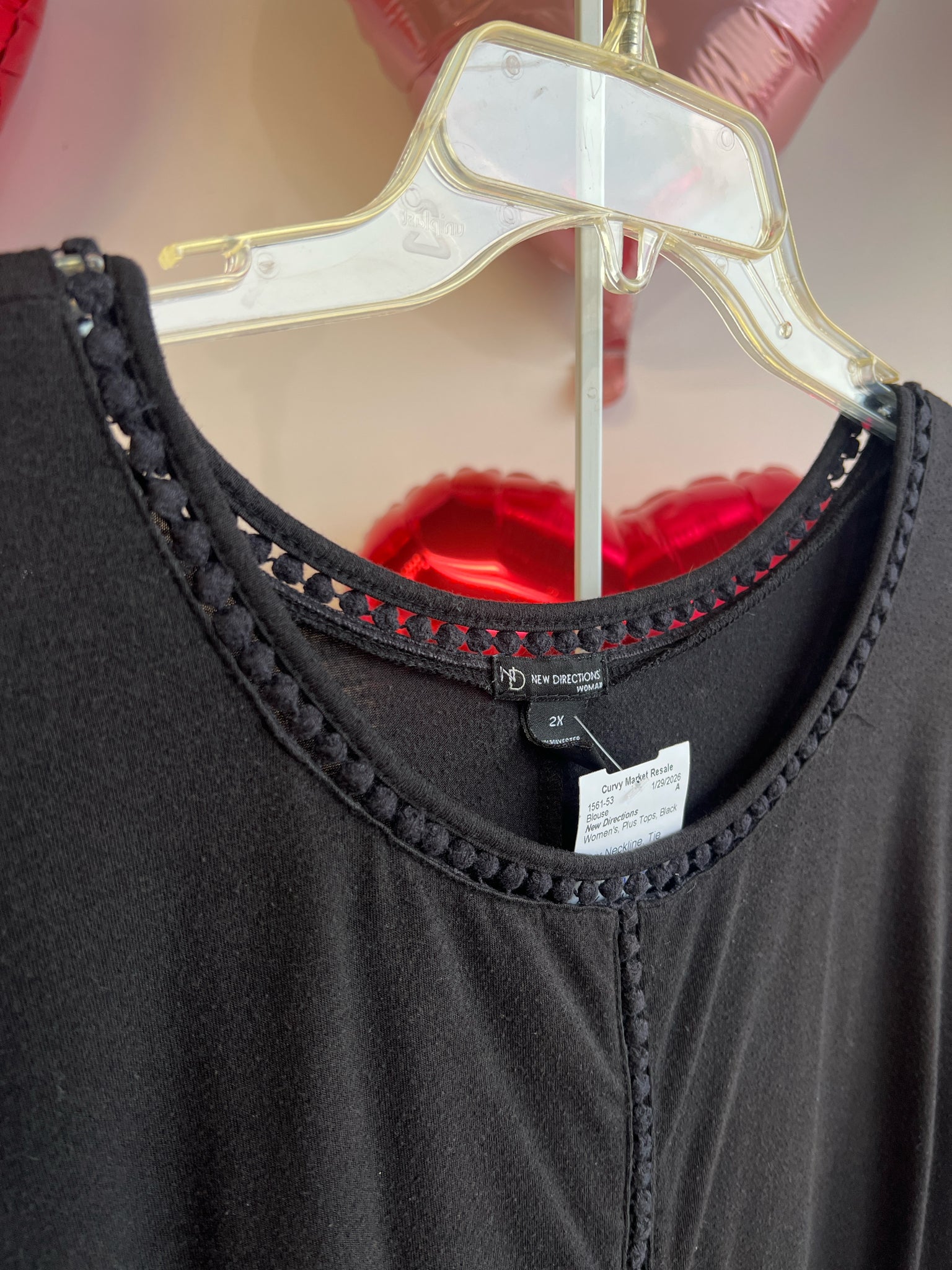 New Directions Plus Tops Size 2X Blouse