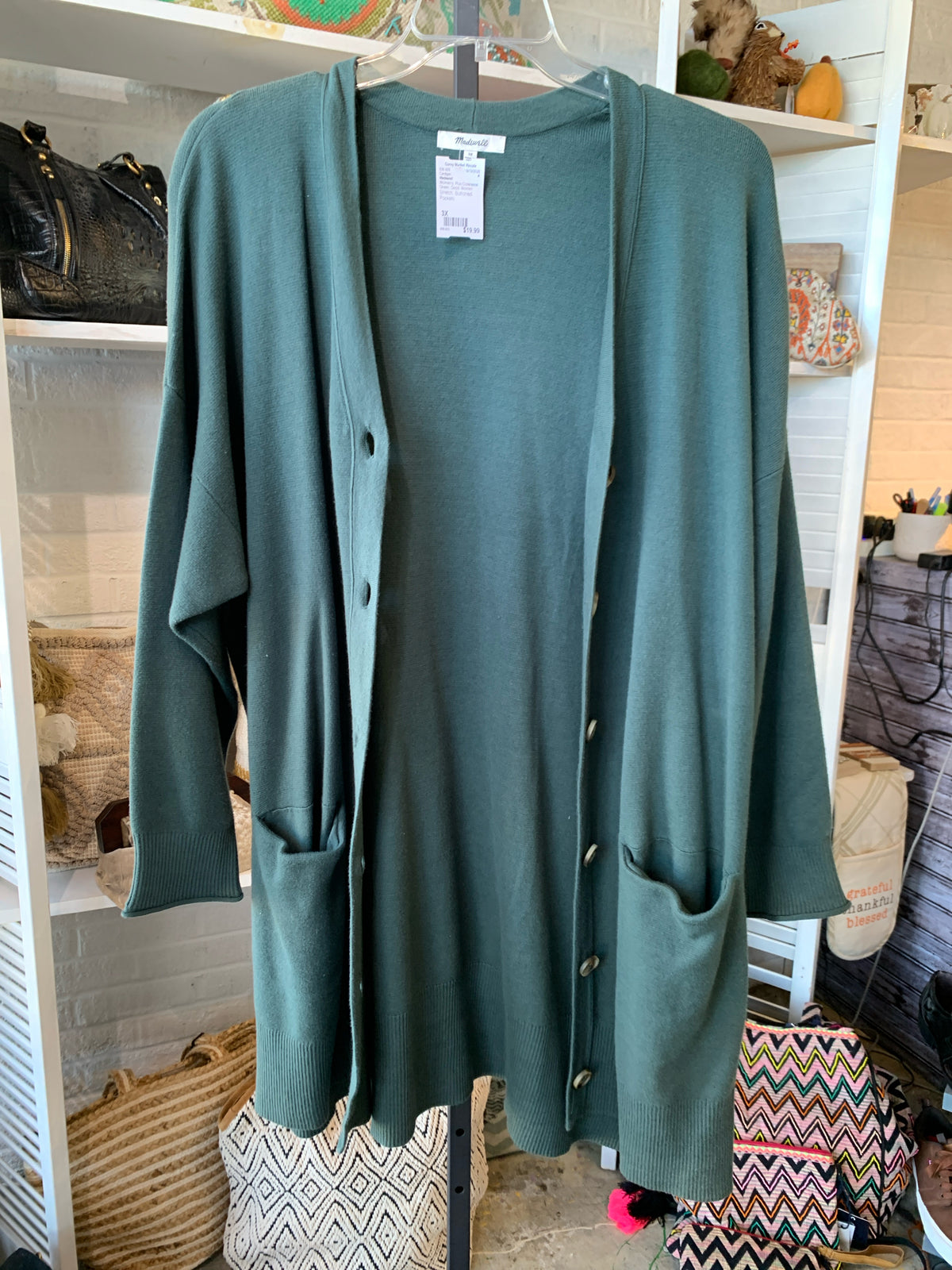 Madewell Plus Outerwear Size 3X Cardigan