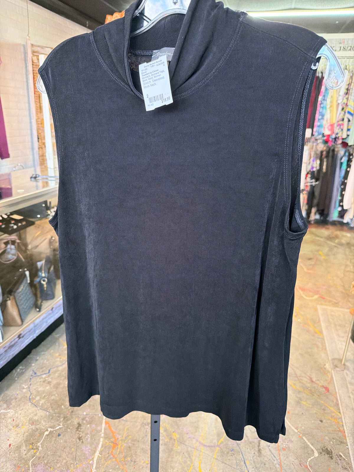 Travelers by Chicos Womens Tops Size 2 Blouse