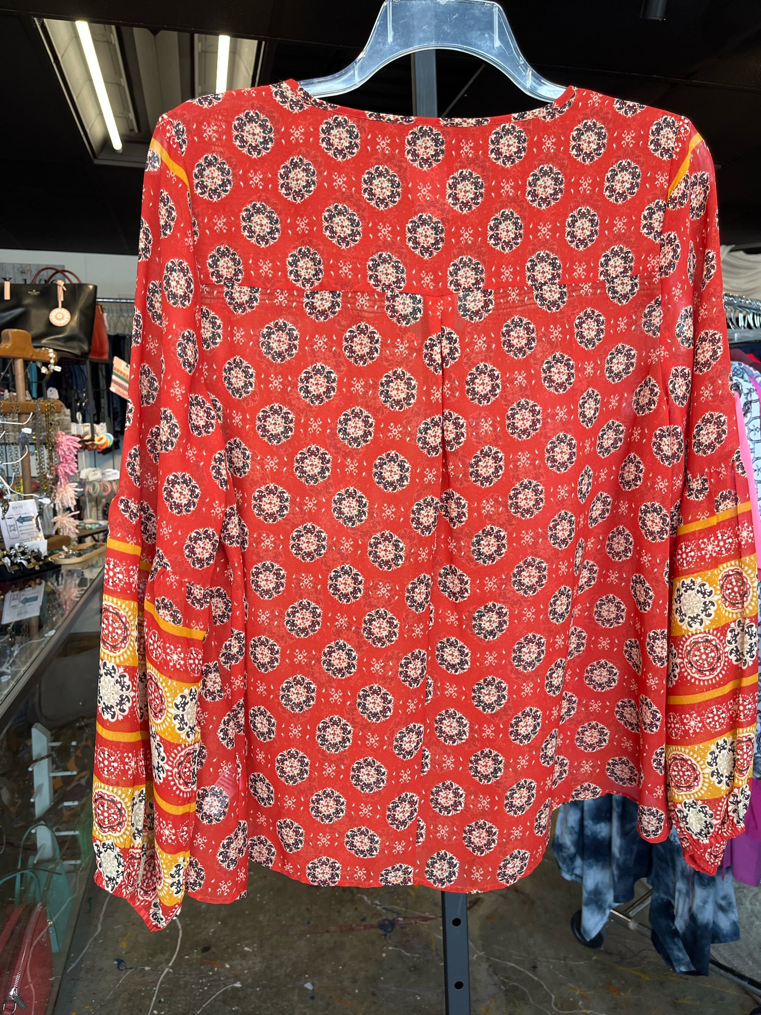 New Directions Womens Tops Size L Blouse