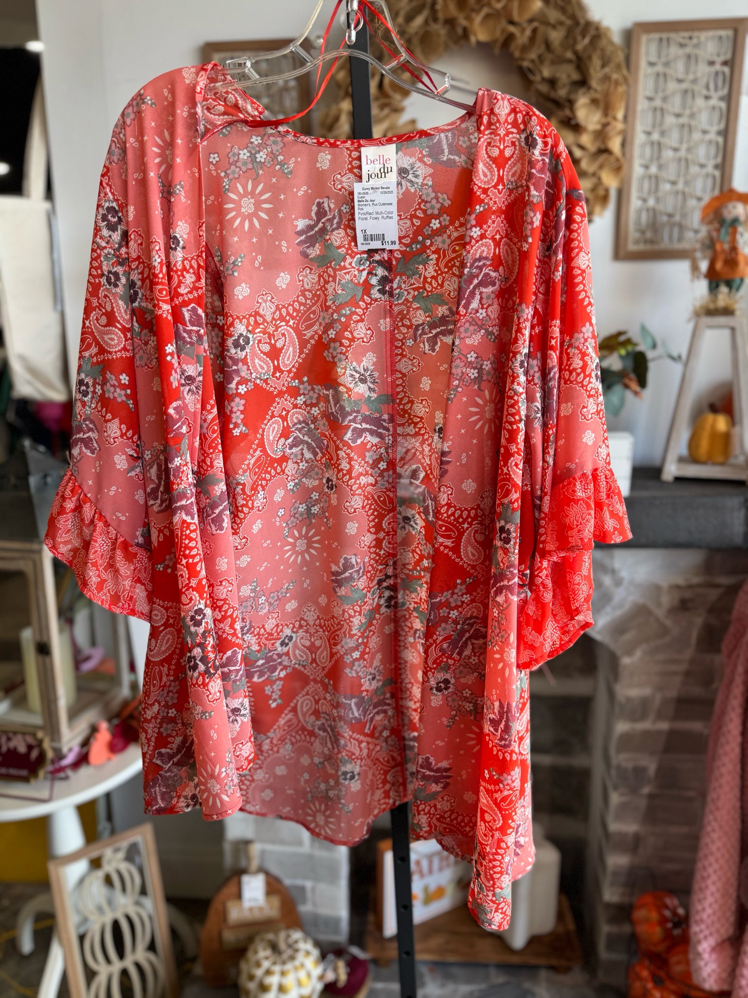 Belle Du Jour Plus Outerwear Size 1X Duster