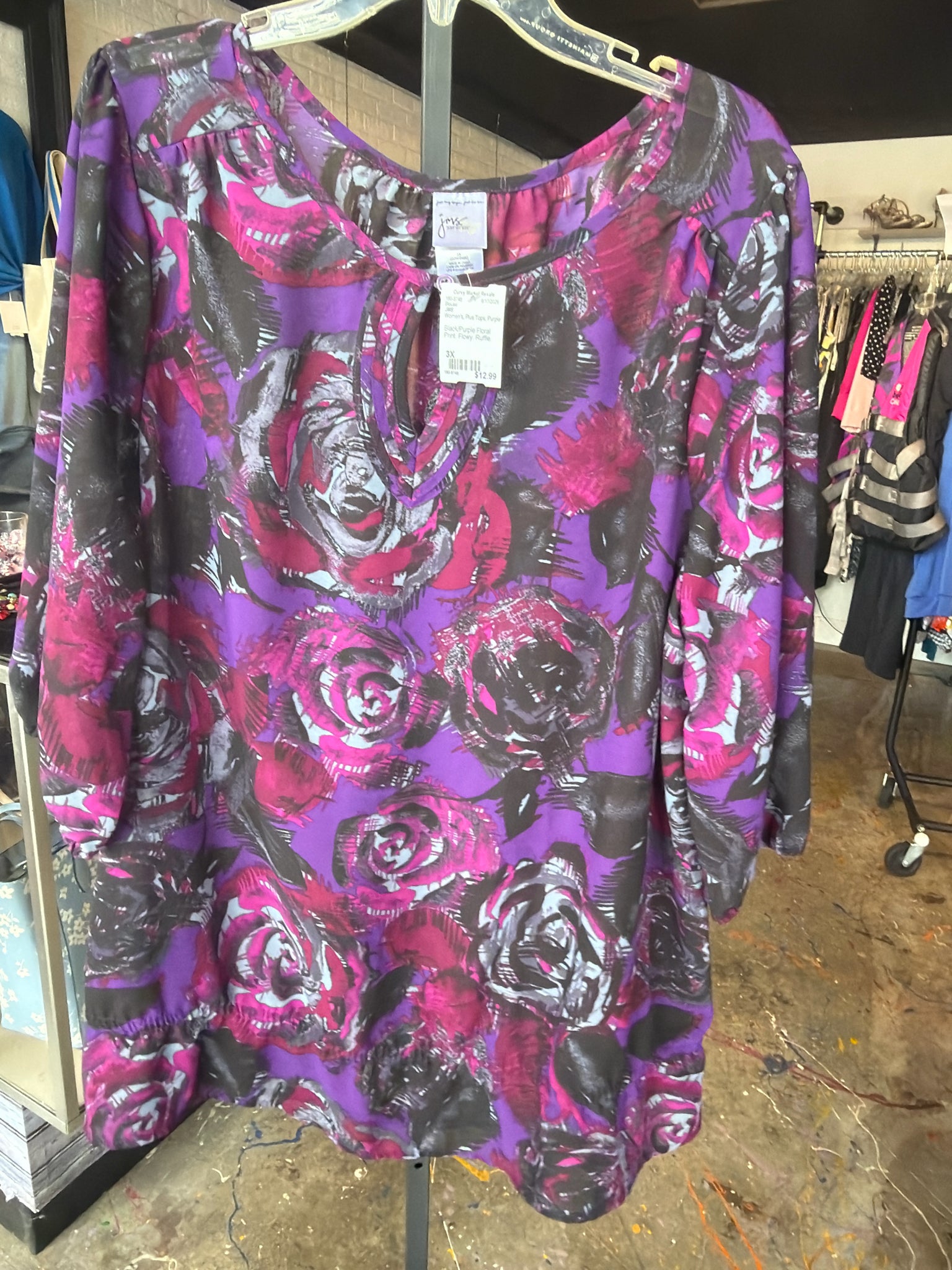 JMS Plus Tops Size 3X Blouse