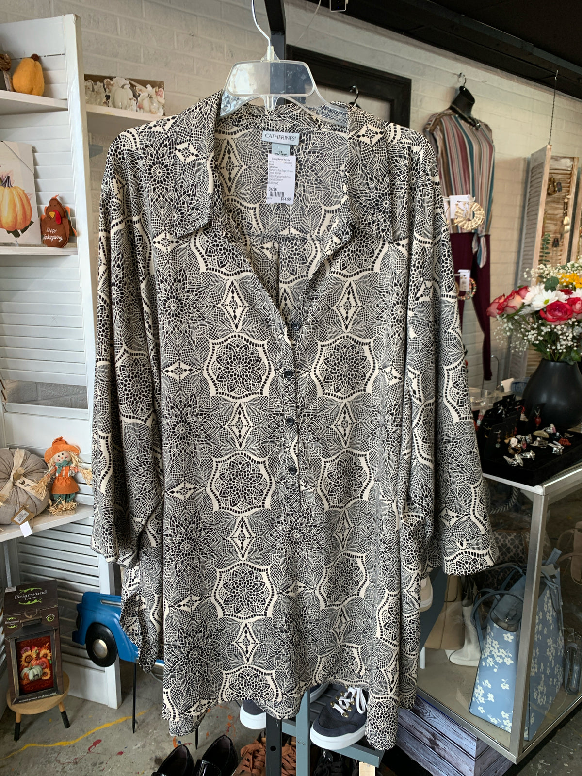 Catherines Plus Tops Size 34/36 Blouse