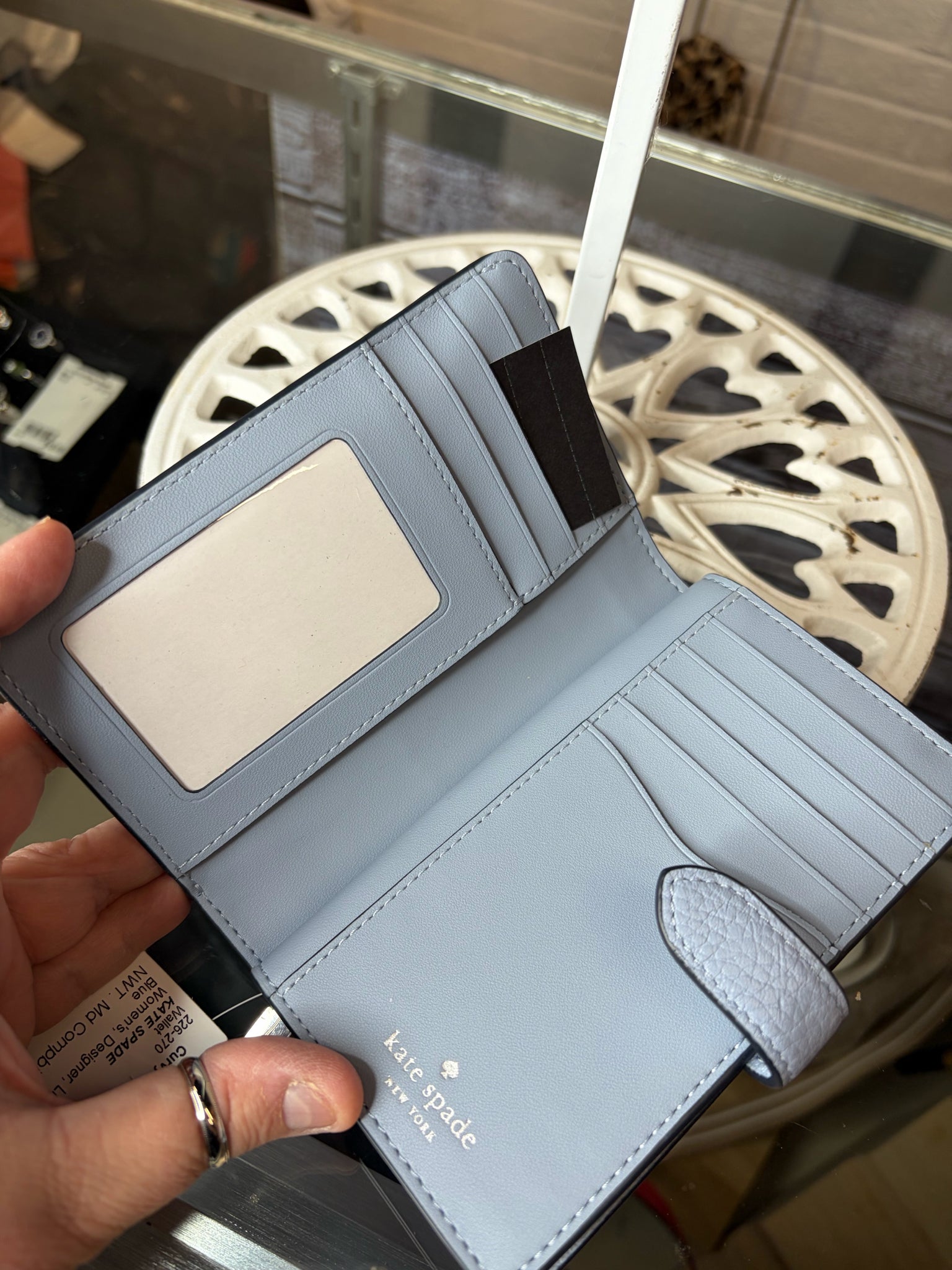 KATE SPADE Light Blue Wallet
