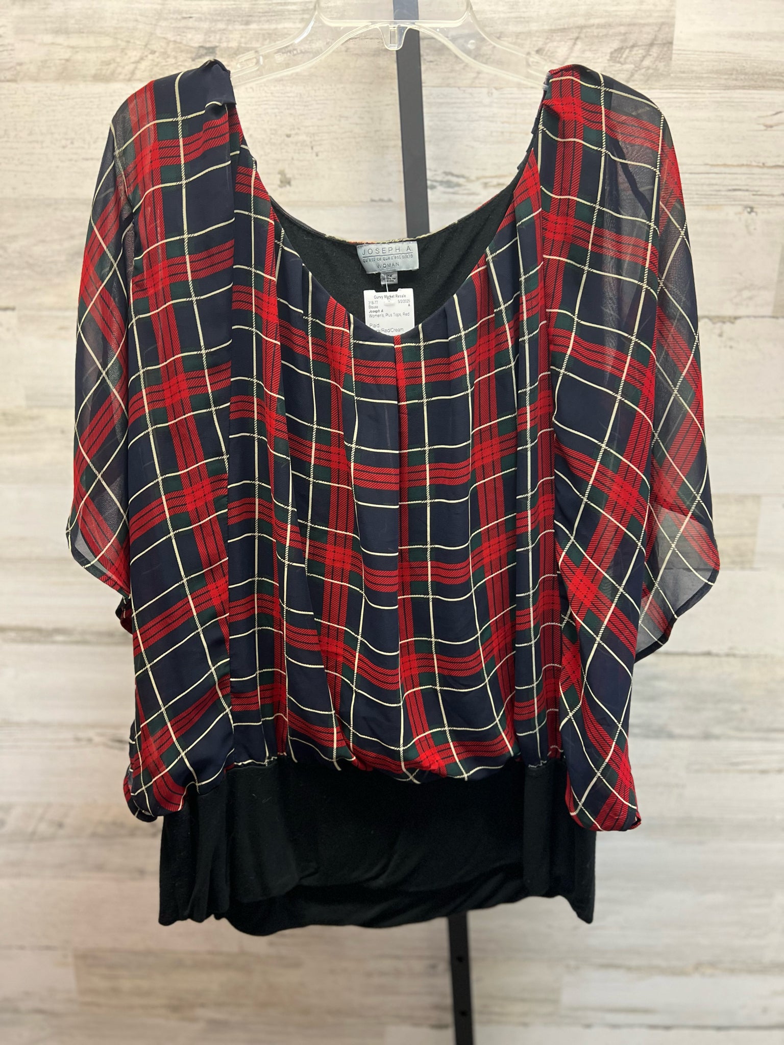 Joseph A Plus Tops Size 2X Blouse