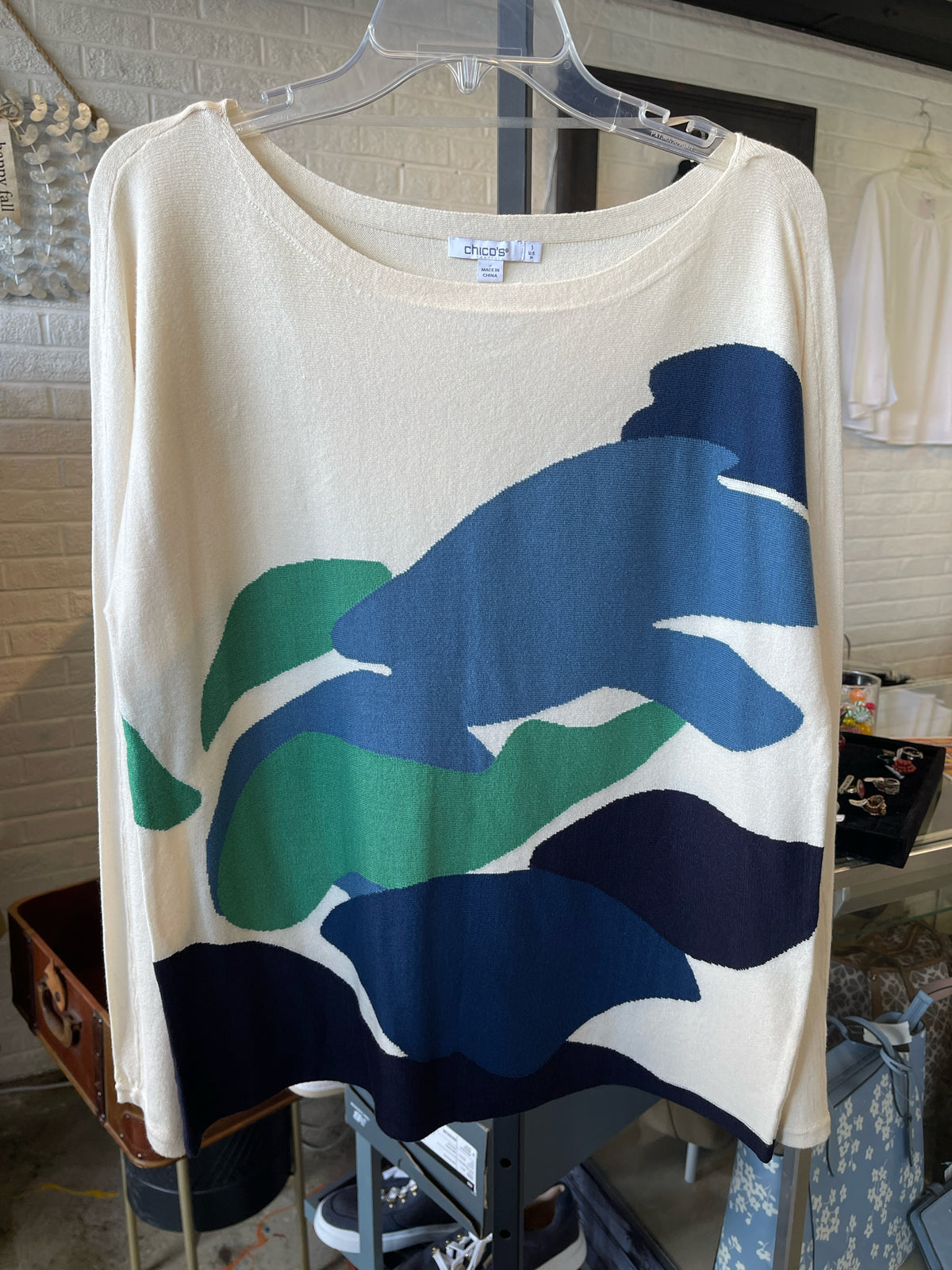 Chicos Womens Tops Size 1 Sweater