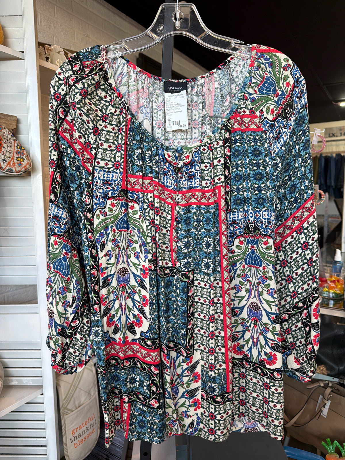 Jones and co Plus Tops Size 1X Blouse