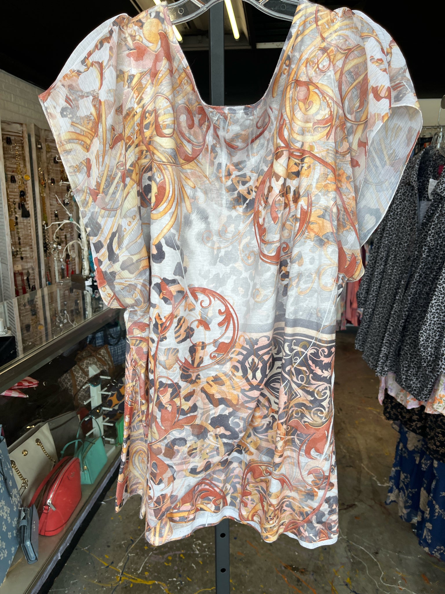 ONE WORLD Plus Bottoms Size 2X Blouse