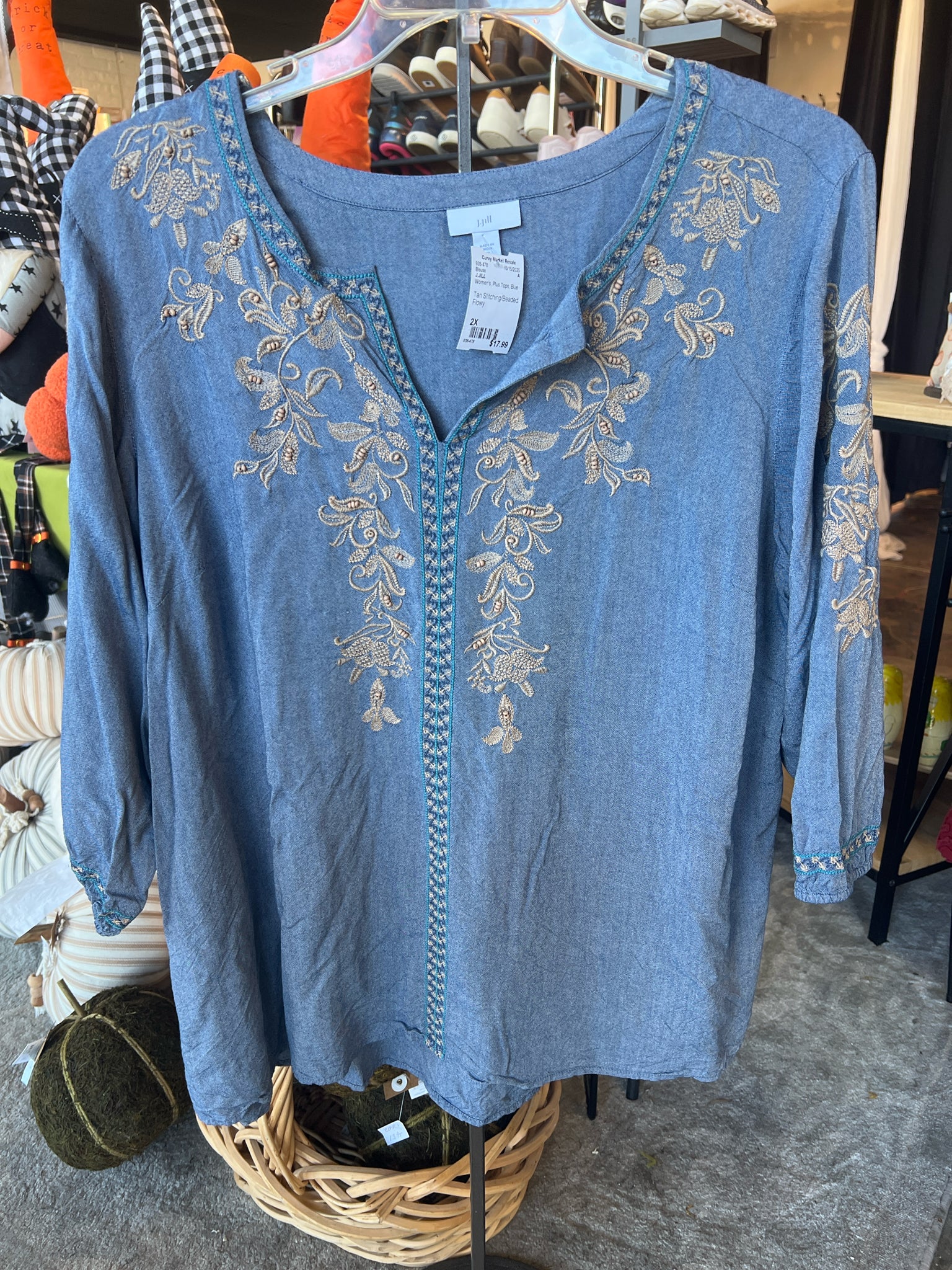 J.JILL Plus Tops Size 2X Blouse