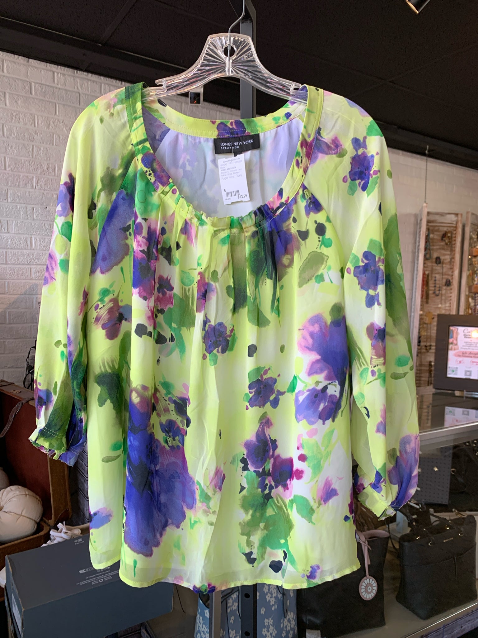 JONES NEW YORK Womens Tops Size 6 Blouse