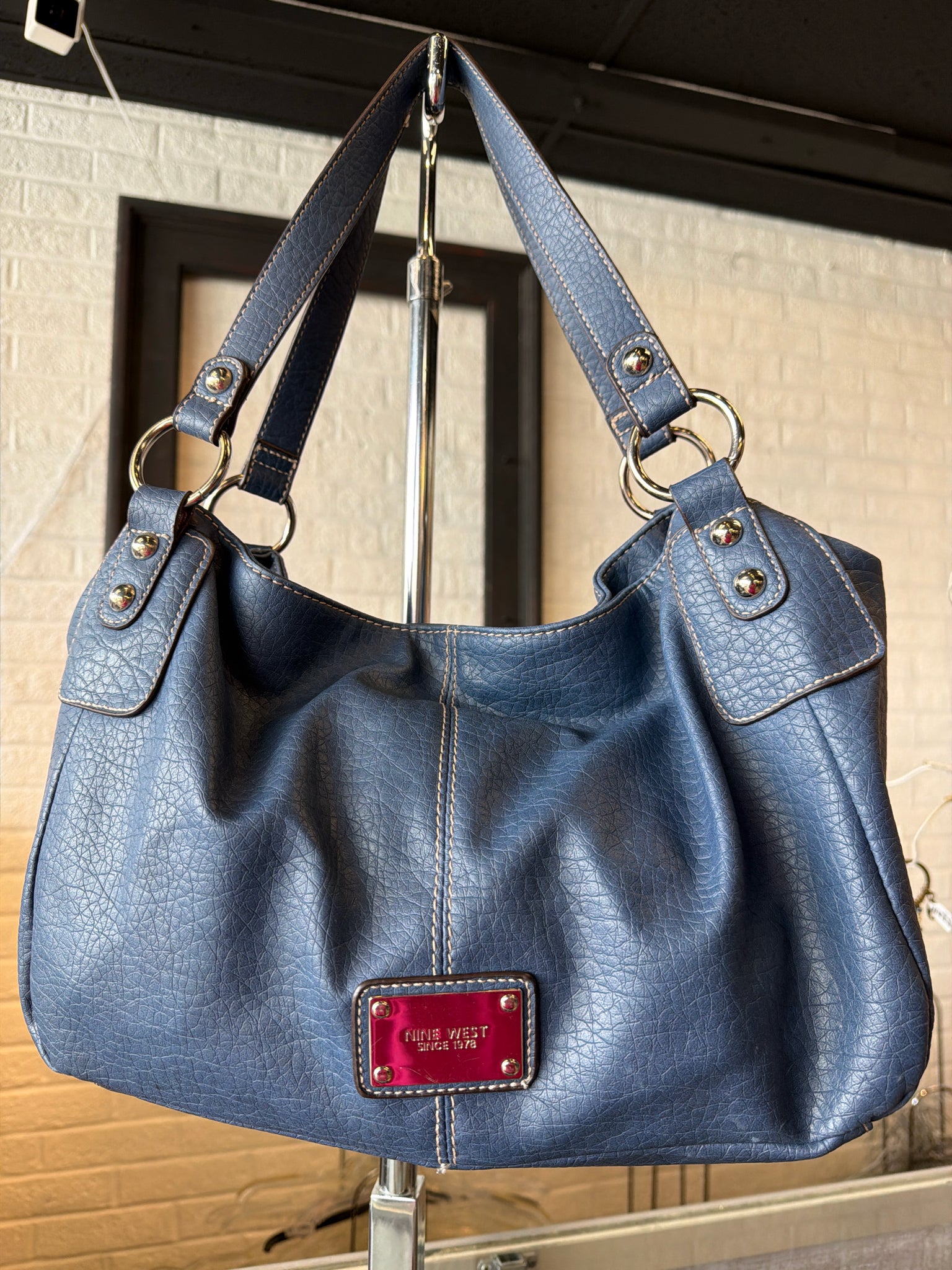 NINE WEST Blue Purse