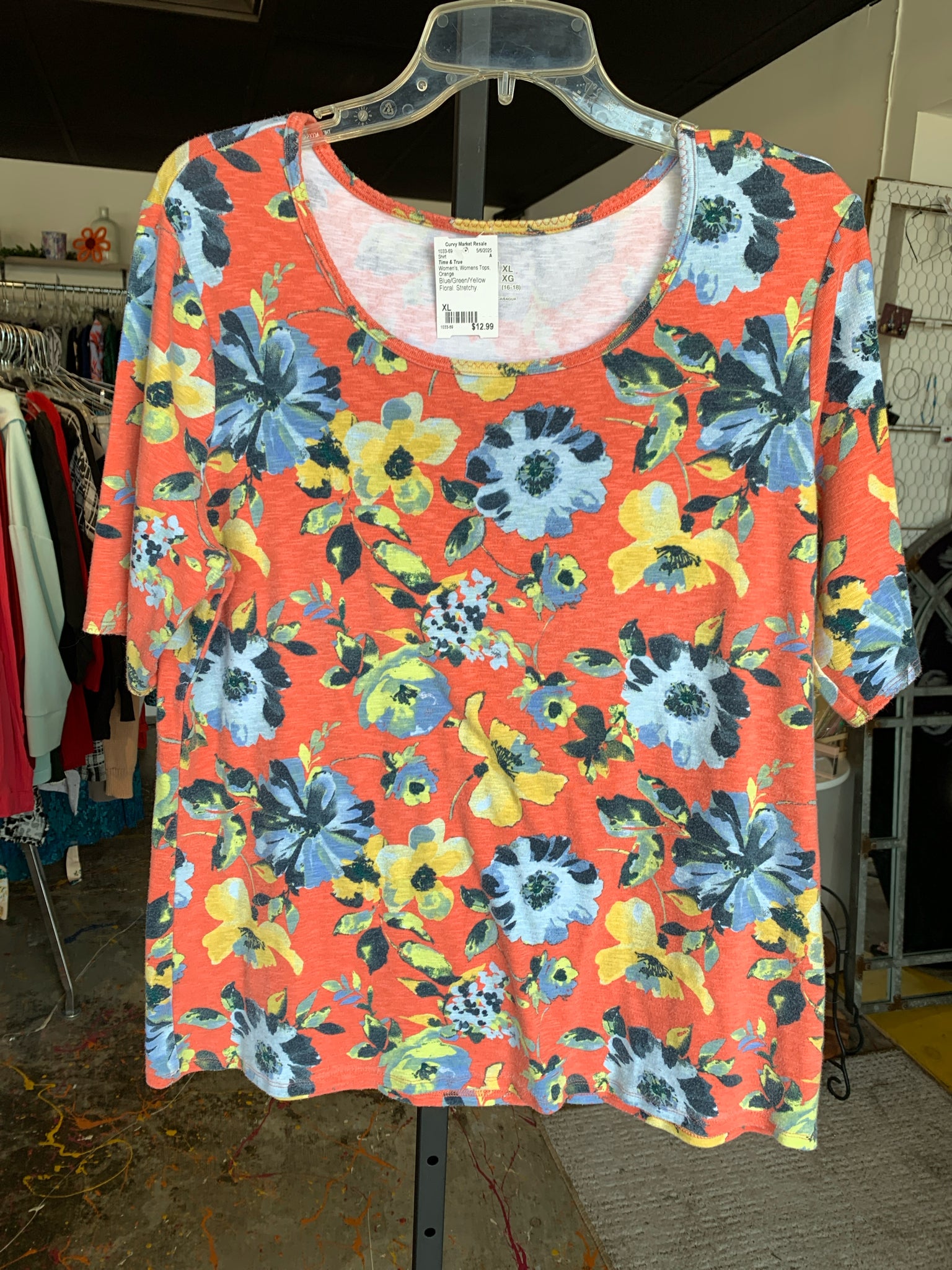 Time & True Womens Tops Size XL Shirt