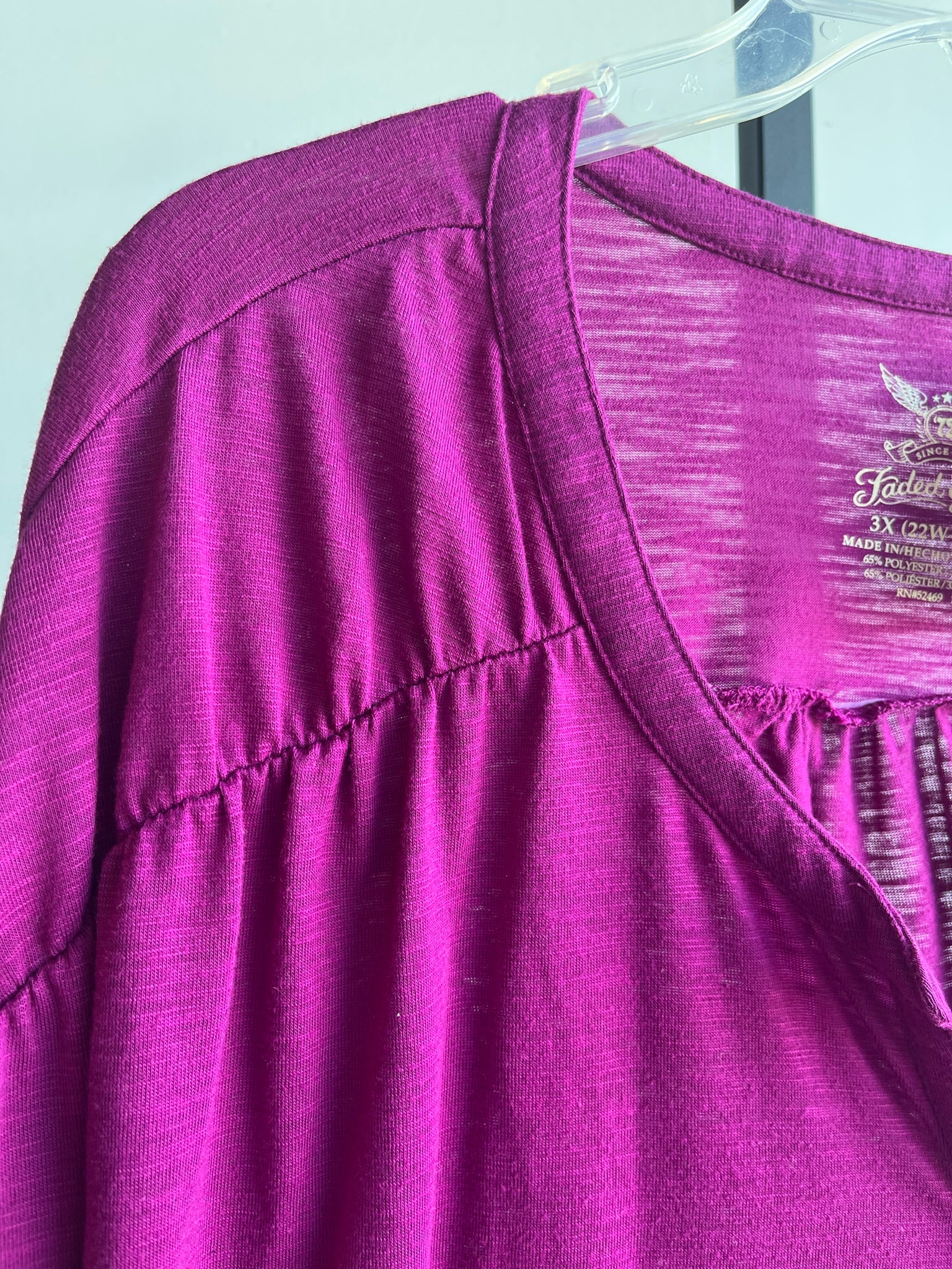 Faded Glory Plus Tops Size 3X Shirt