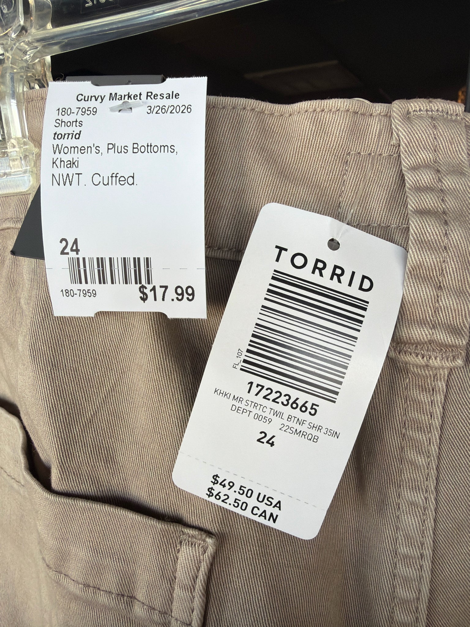 torrid Plus Bottoms Size 24 Shorts