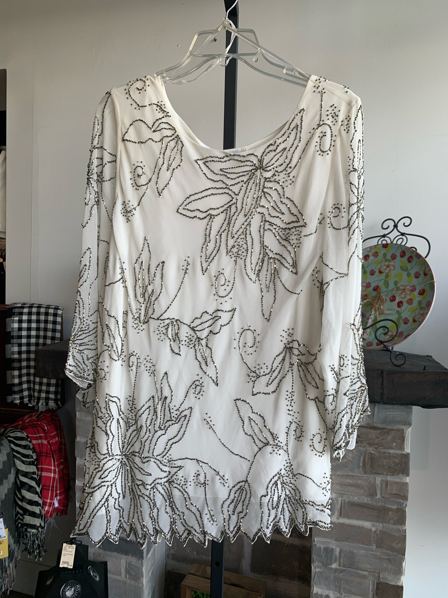 Jkara Plus Tops Size 3X Blouse