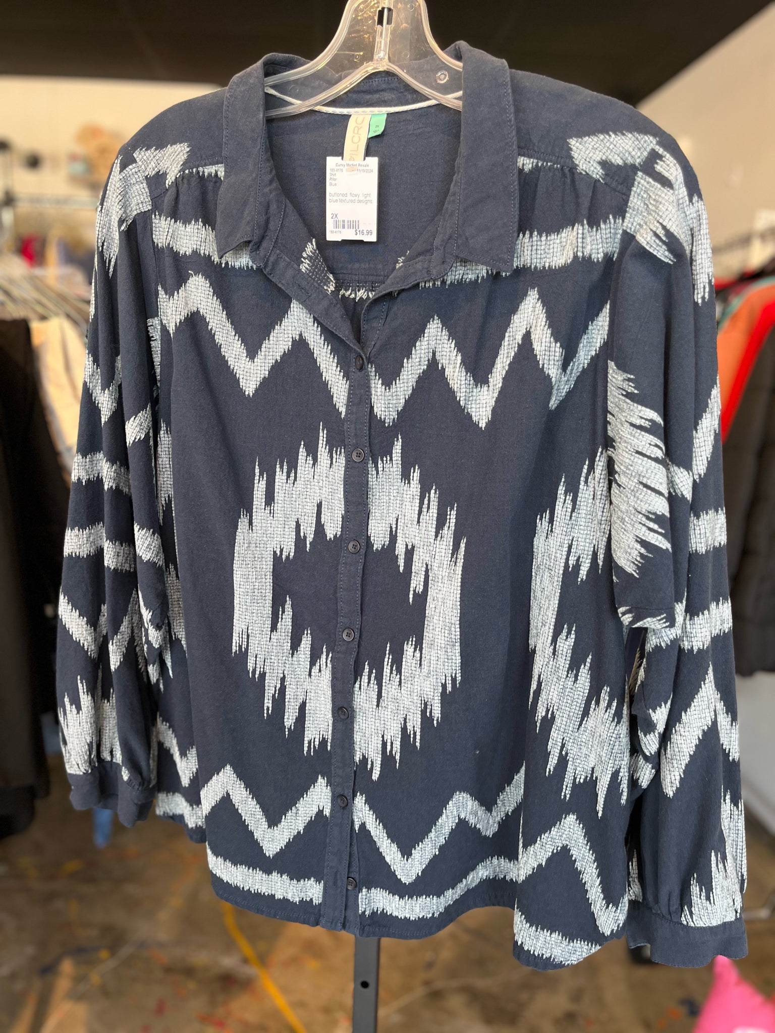 Size 2X Pilcr Shirt