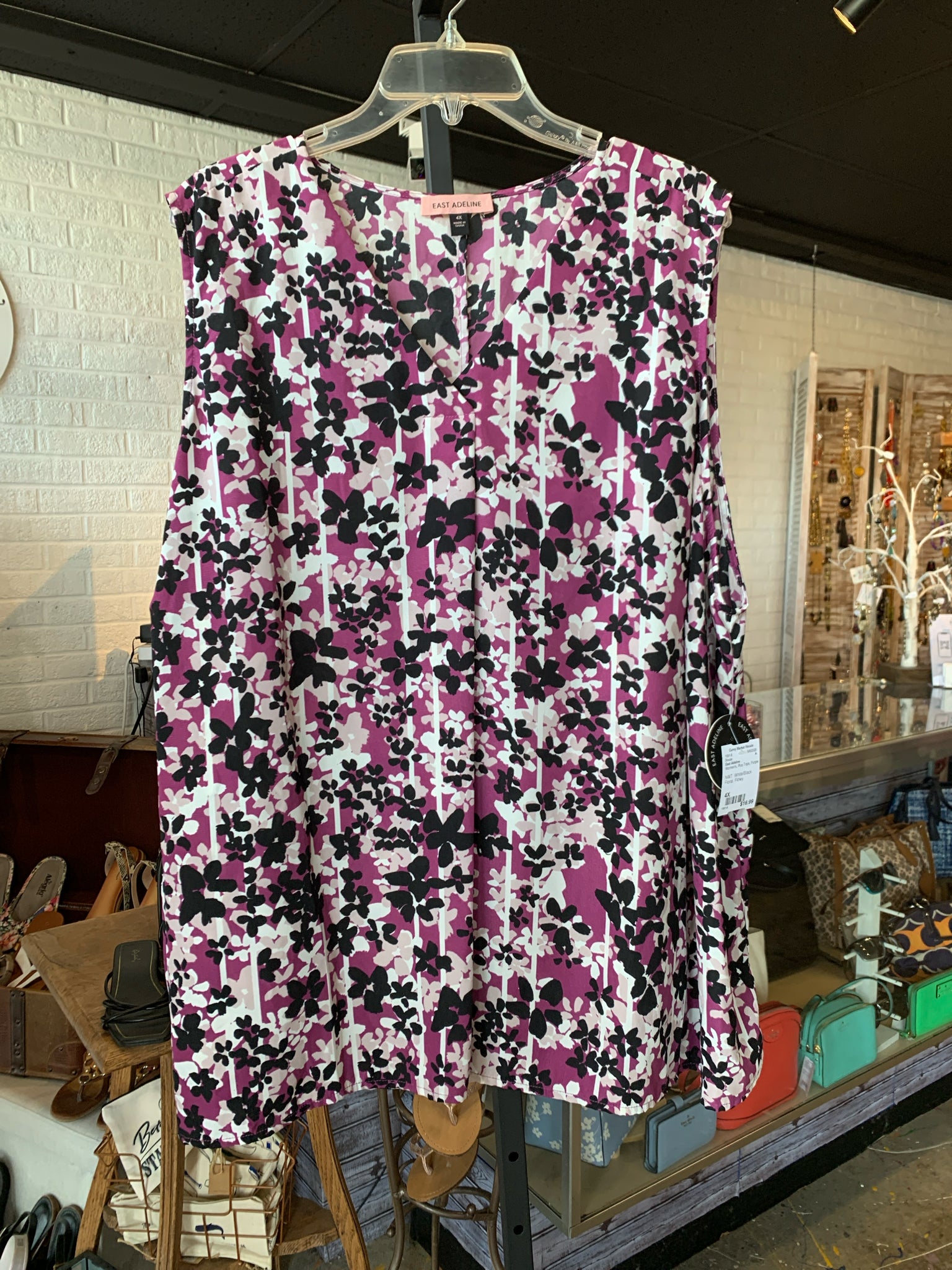 East Adeline Plus Tops Size 4X Blouse