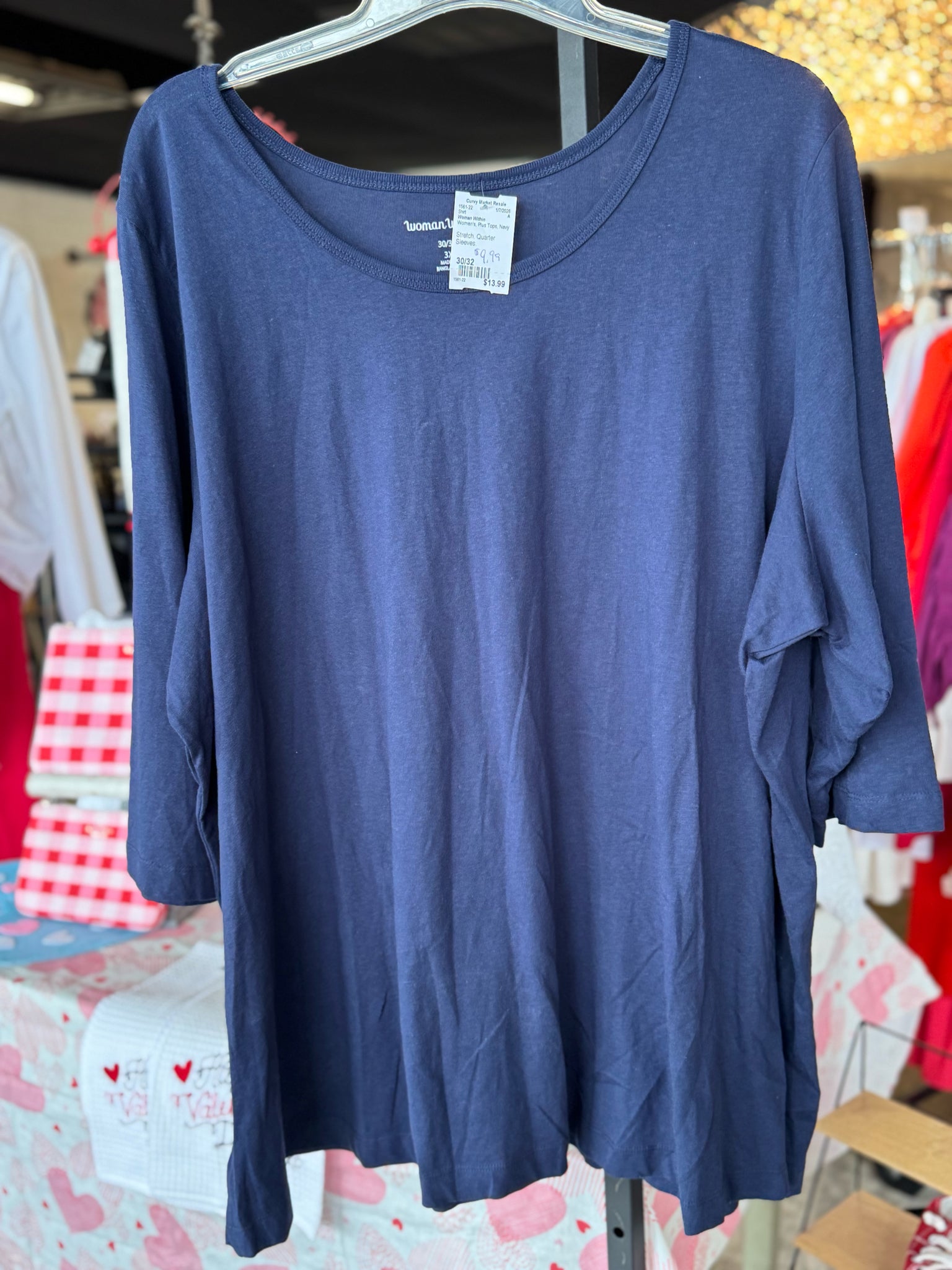 Woman Within Plus Tops Size 30/32 Shirt