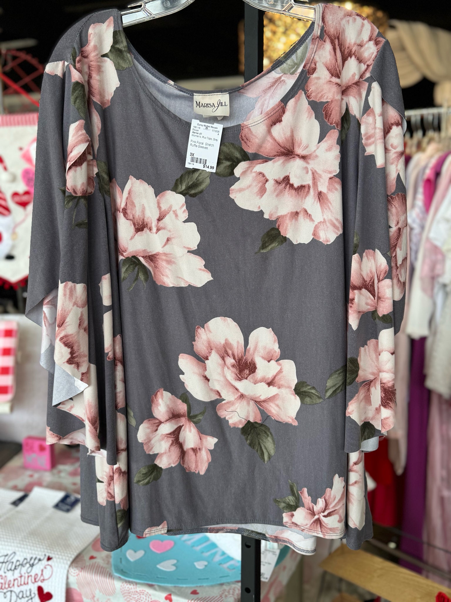 Marisa Jill Plus Tops Size 3X Blouse