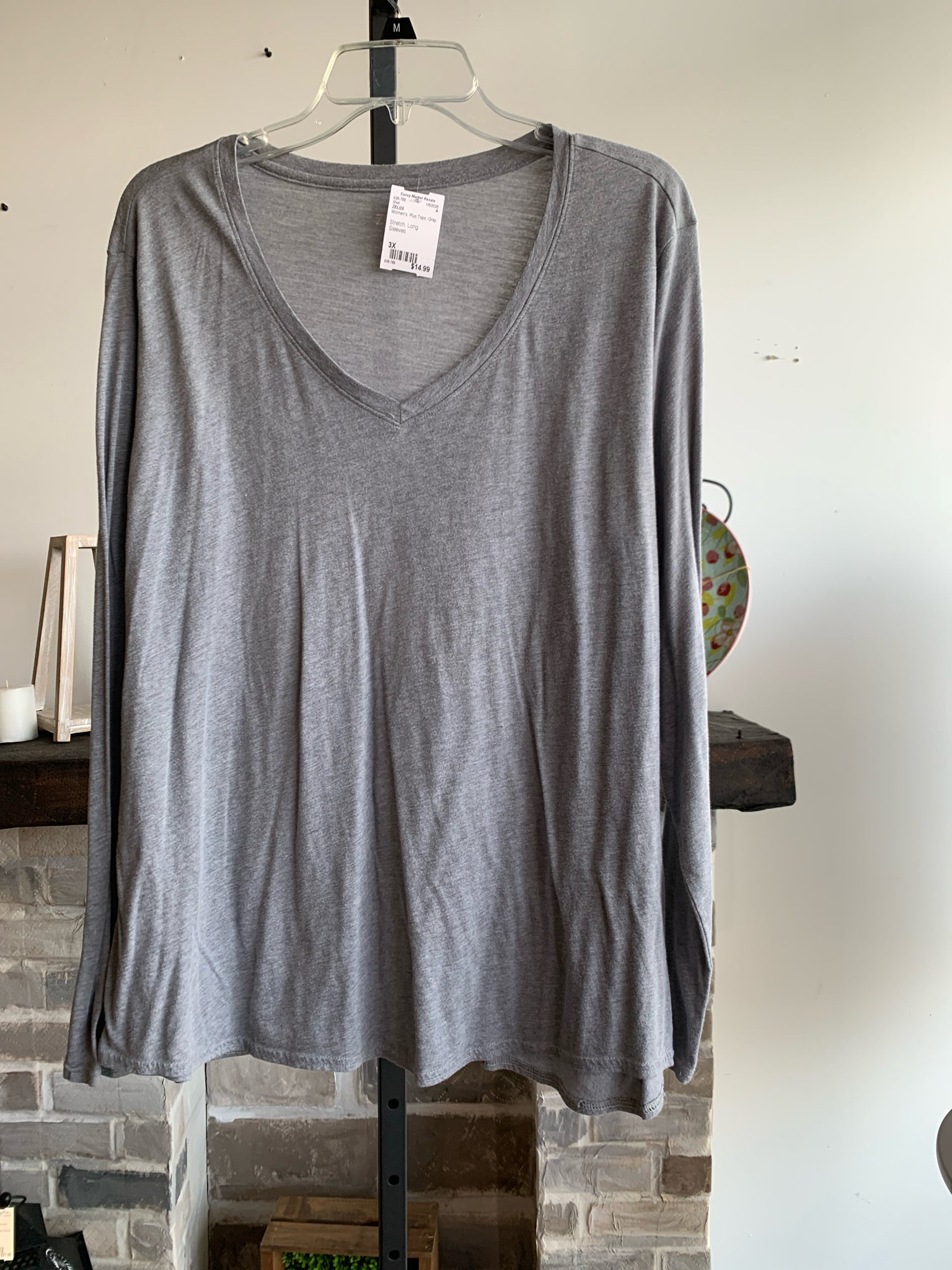 ZELOS Plus Tops Size 3X Shirt