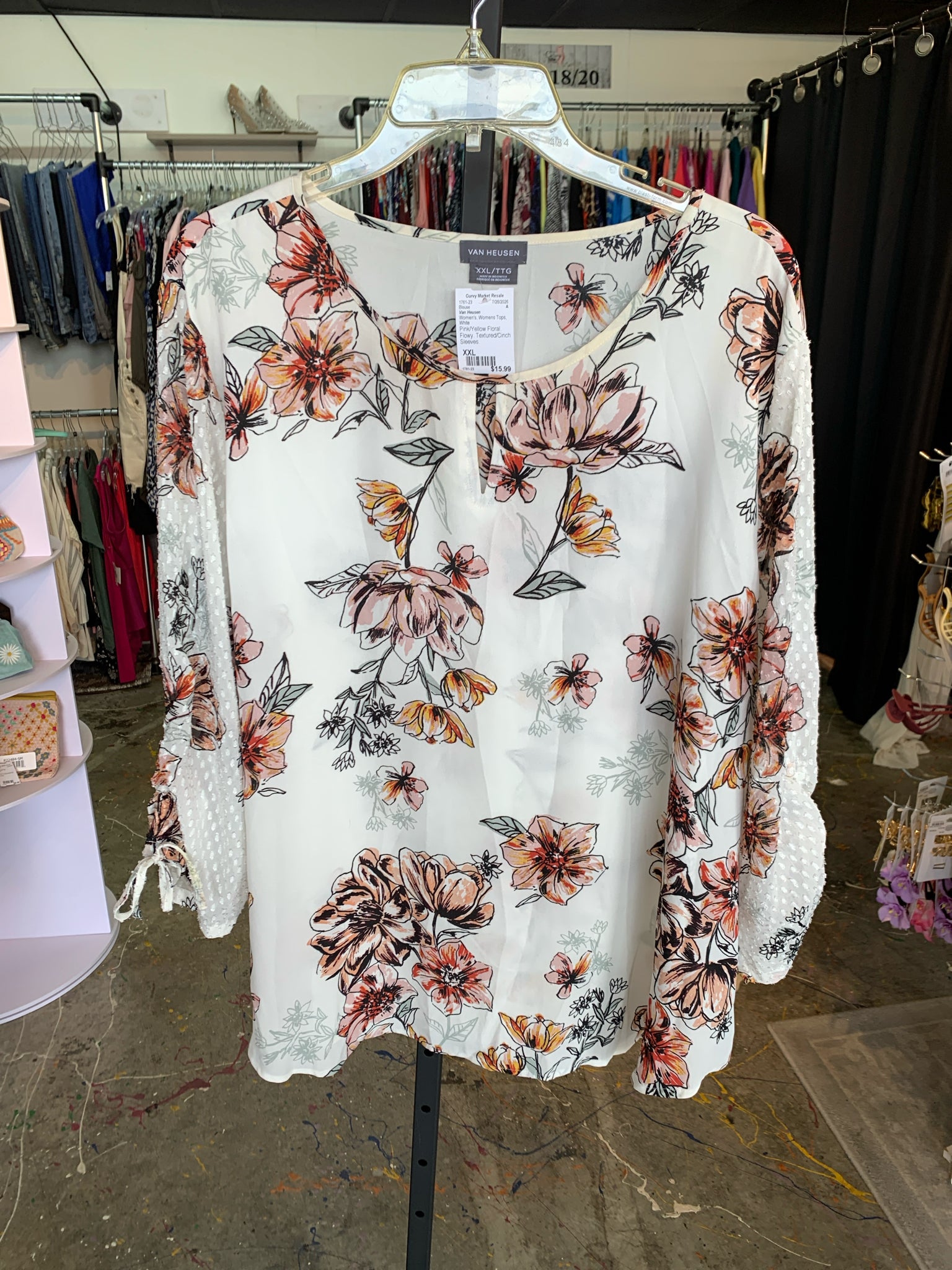 Van Heusen Womens Tops Size XXL Blouse