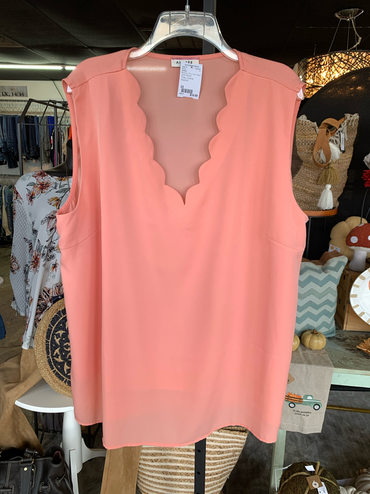 Andree Plus Tops Size 2X Blouse